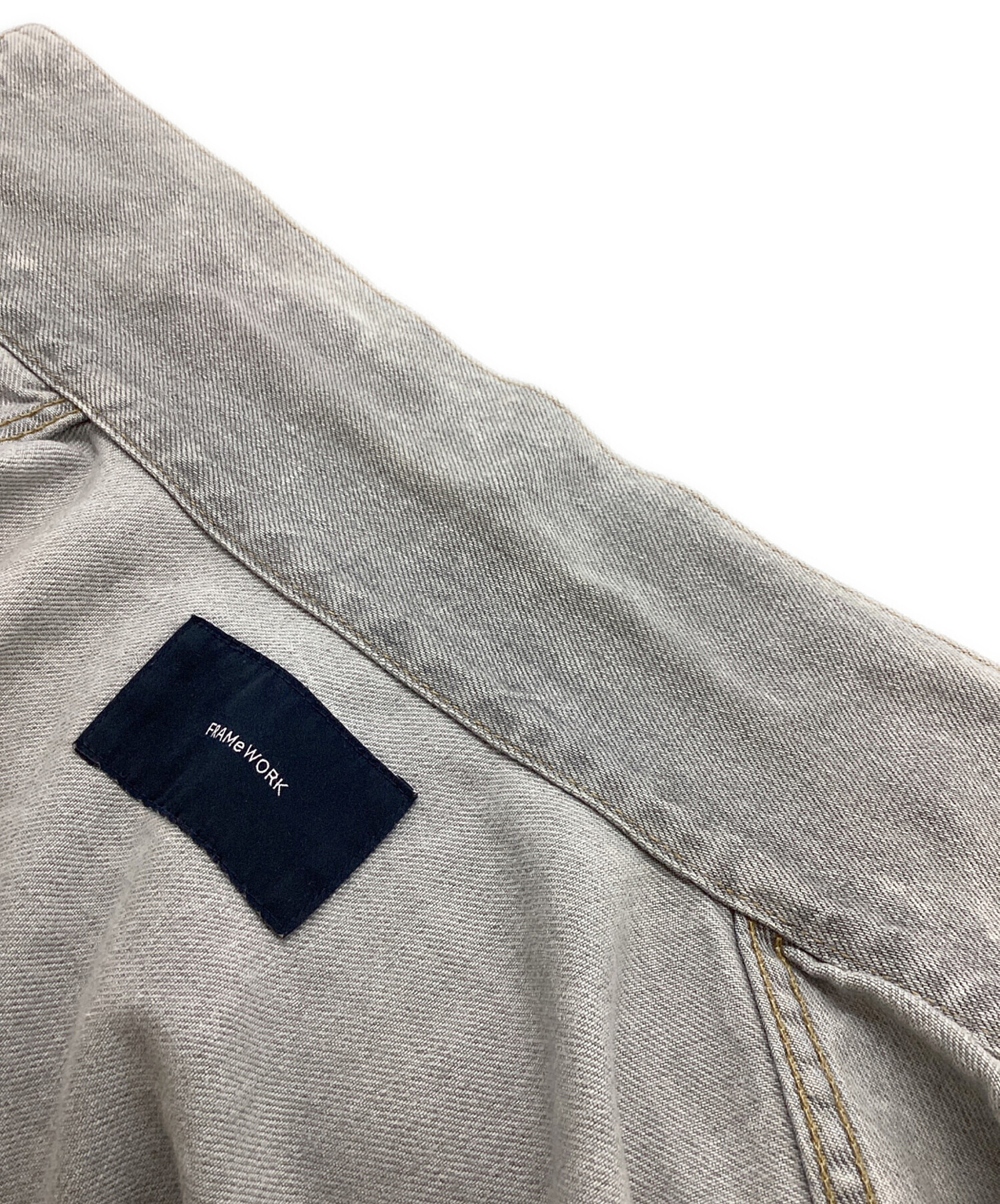 中古・古着通販】FRAMeWORK (フレームワーク) エクストララージデニム