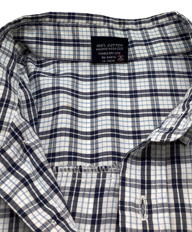 中古・古着通販】stussy (ステューシー) BDチェックシャツ / OLD 紺