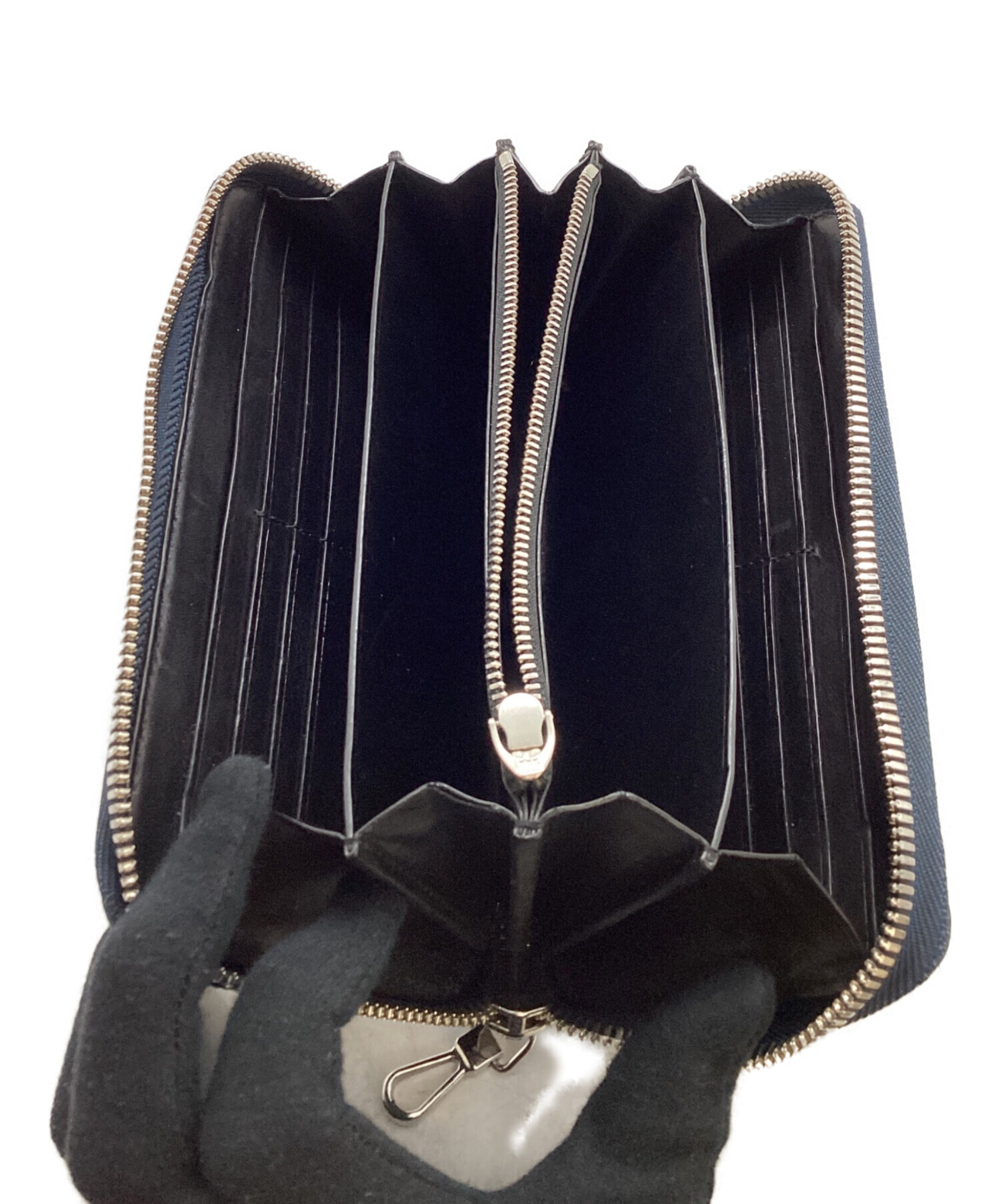シ*ト様 KUBERA ブラックレザー 長財布 中古・古着通販】KUBERA 9981 (クベラ9981) LEATHER LONG WALLET