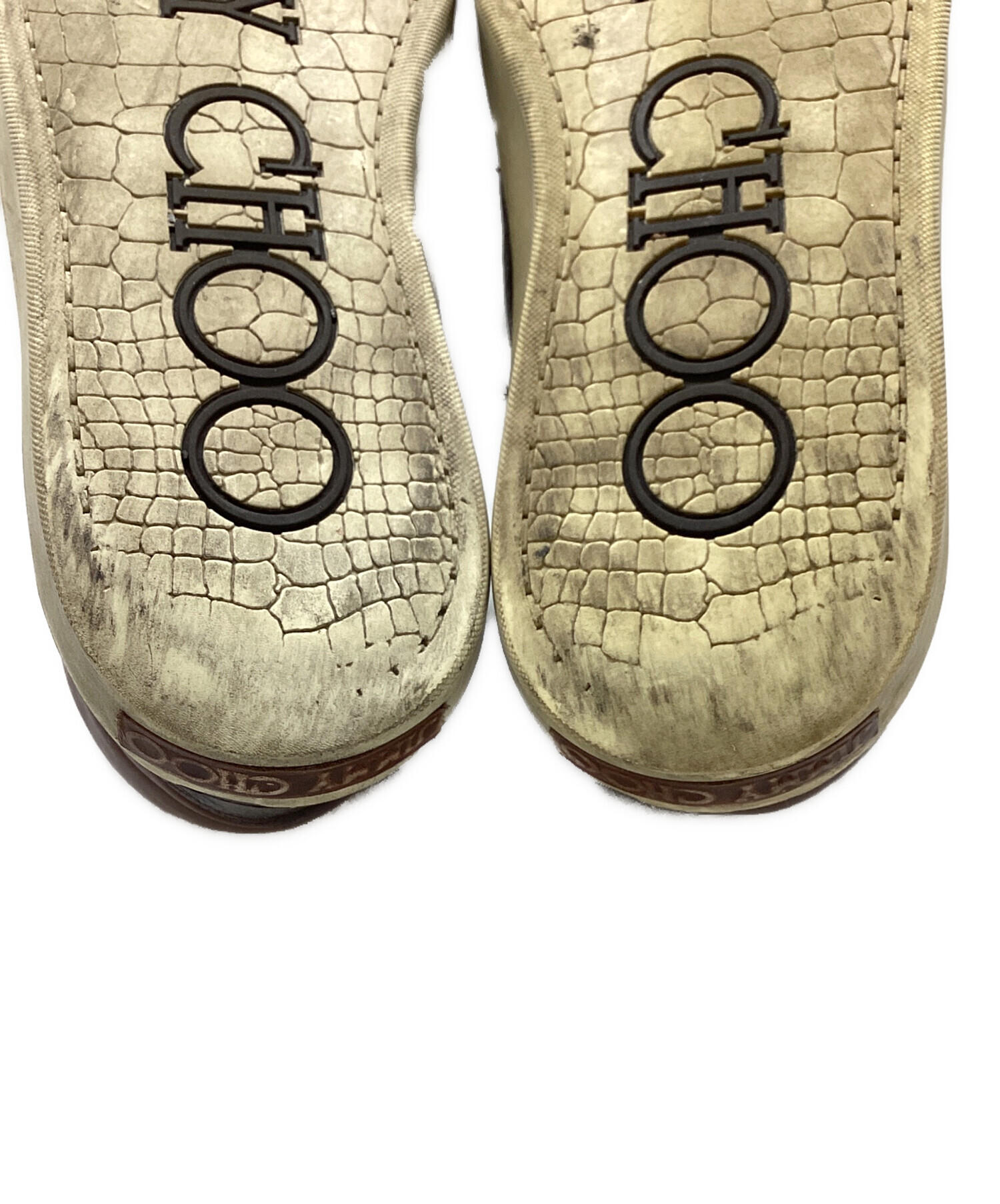 中古・古着通販】JIMMY CHOO (ジミーチュウ) アニマル柄ハイカット