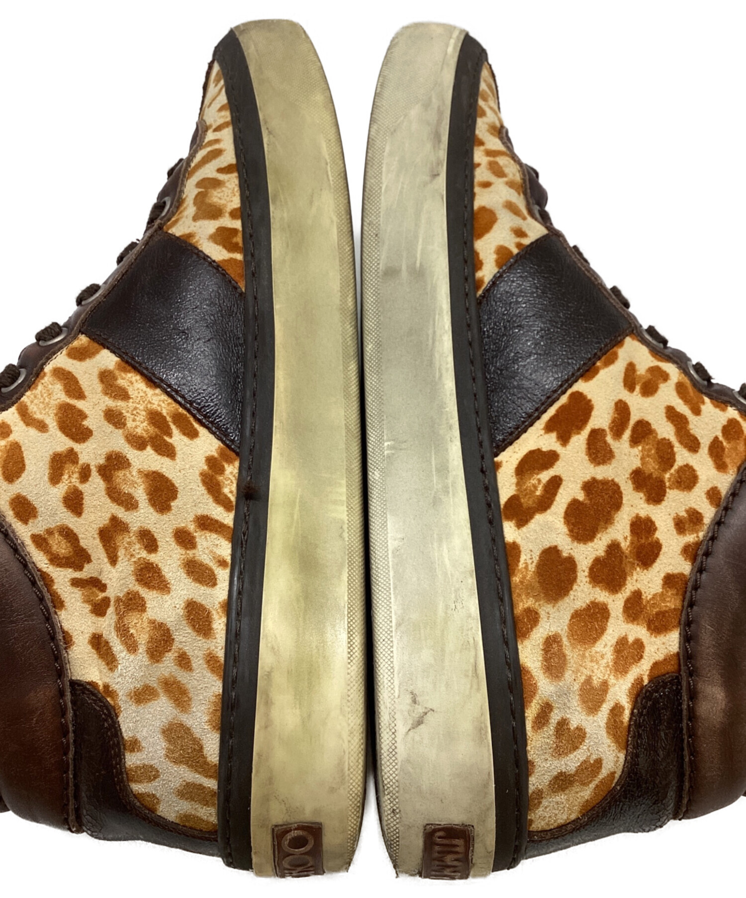 中古・古着通販】JIMMY CHOO (ジミーチュウ) アニマル柄ハイカット