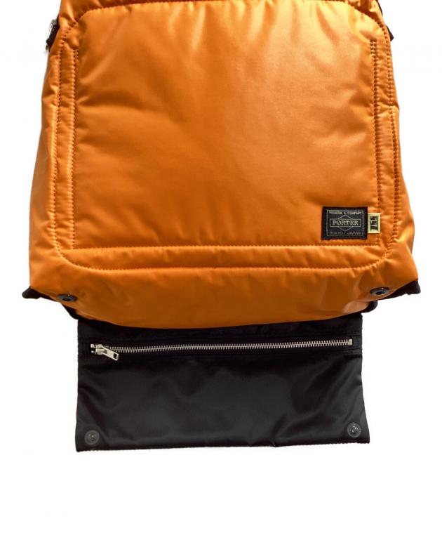 コラボ　別注　PORTER × SSZ リュック　デイパック　オレンジ　タンカー 中古・古着通販】PORTER (ポーター) SSZ (エスエスズィー) 別注TANKER
