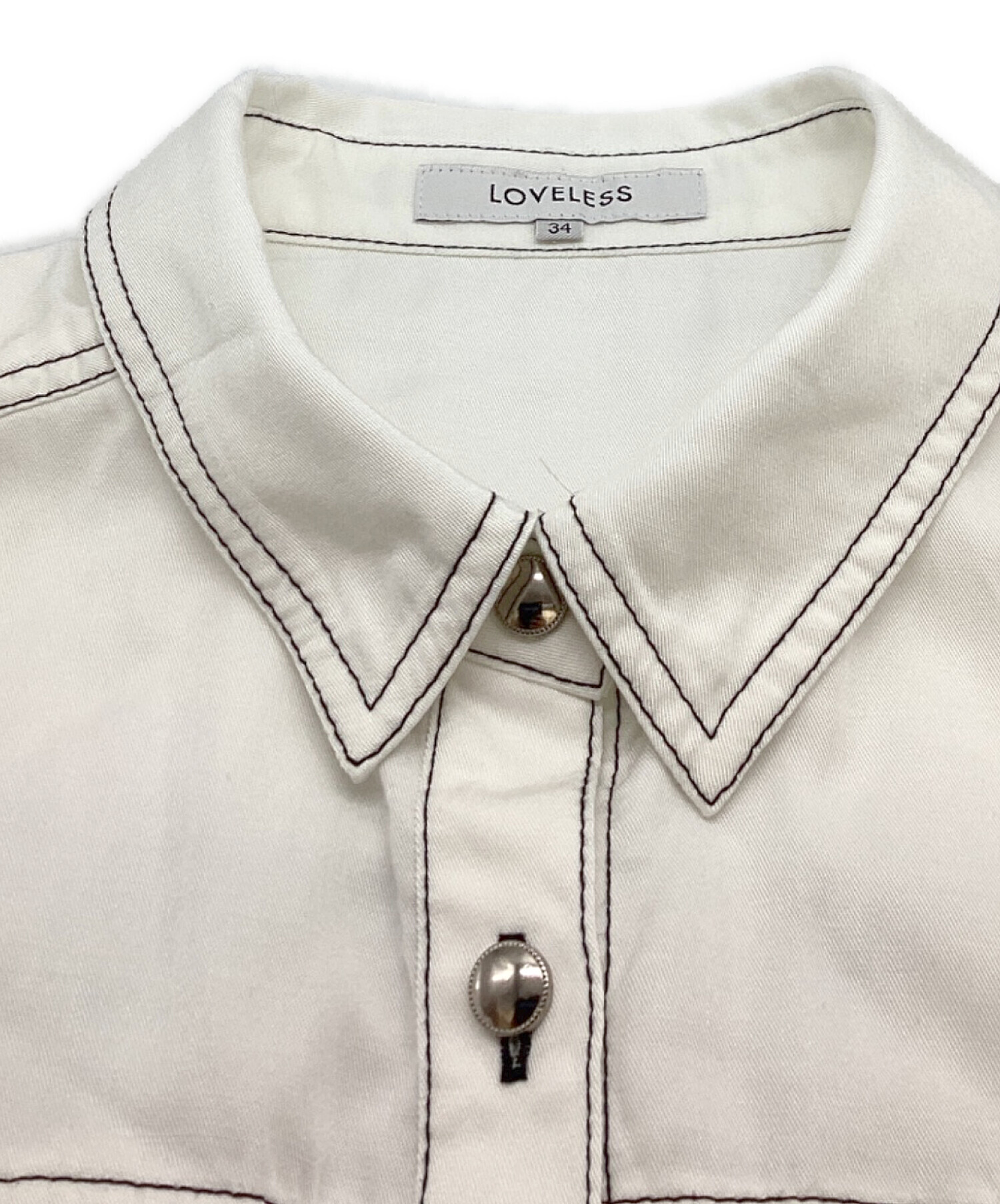 中古・古着通販】LOVELESS (ラブレス) バックスカーフノースリーブ 