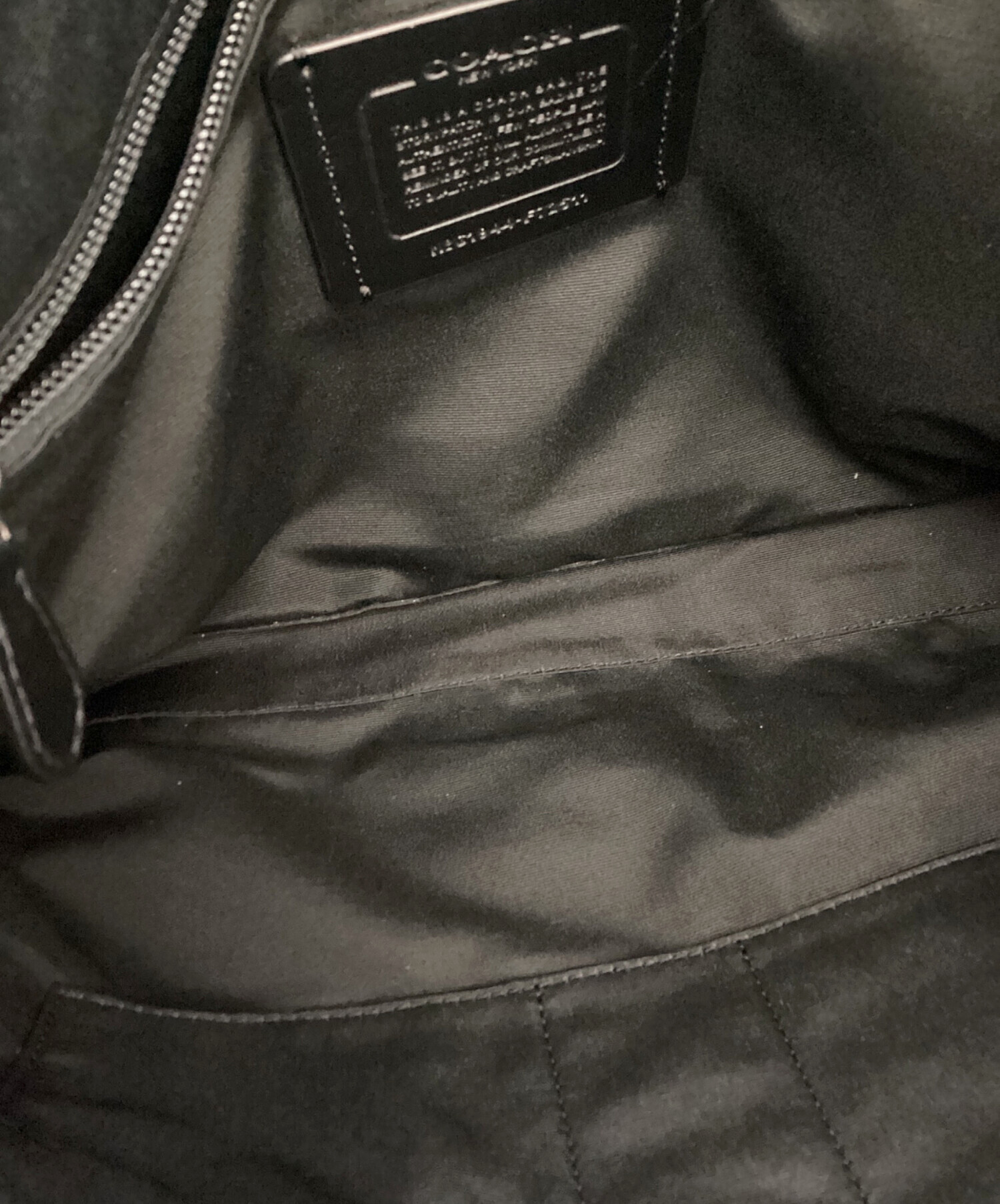 中古・古着通販】COACH (コーチ) ショルダーバッグ ブラック｜ブランド