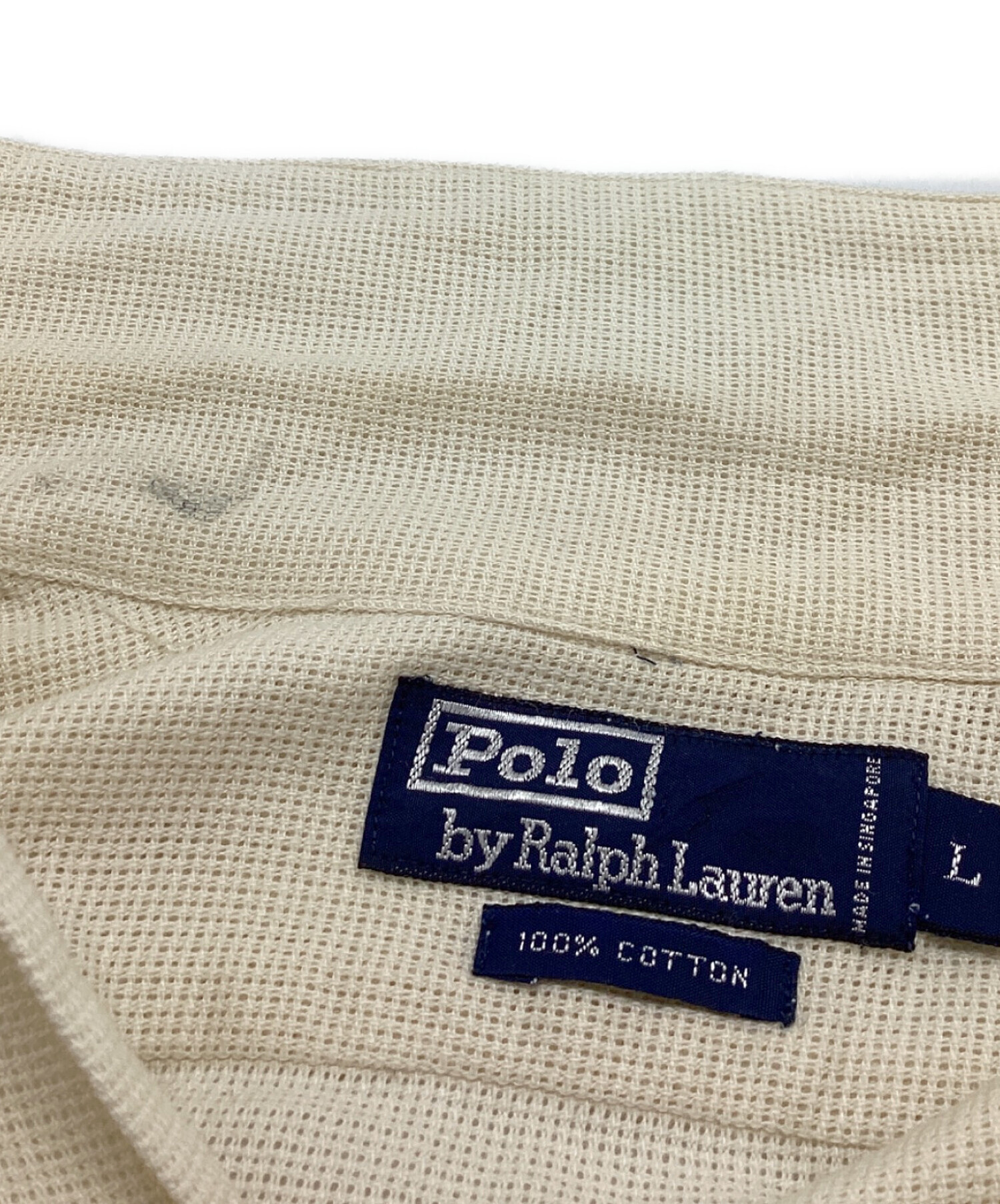 ラルフローレンＬサイズ　新品未使用 中古・古着通販】POLO RALPH LAUREN (ポロ・ラルフローレン) コットン