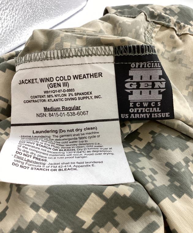 中古・古着通販】US ARMY (ユーエスアーミー) ECWCS GEN III Level 4