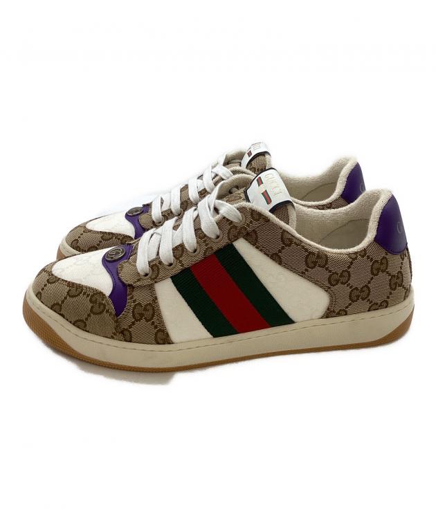 中古・古着通販】GUCCI (グッチ) GGキャンバス スクリーナースニーカー
