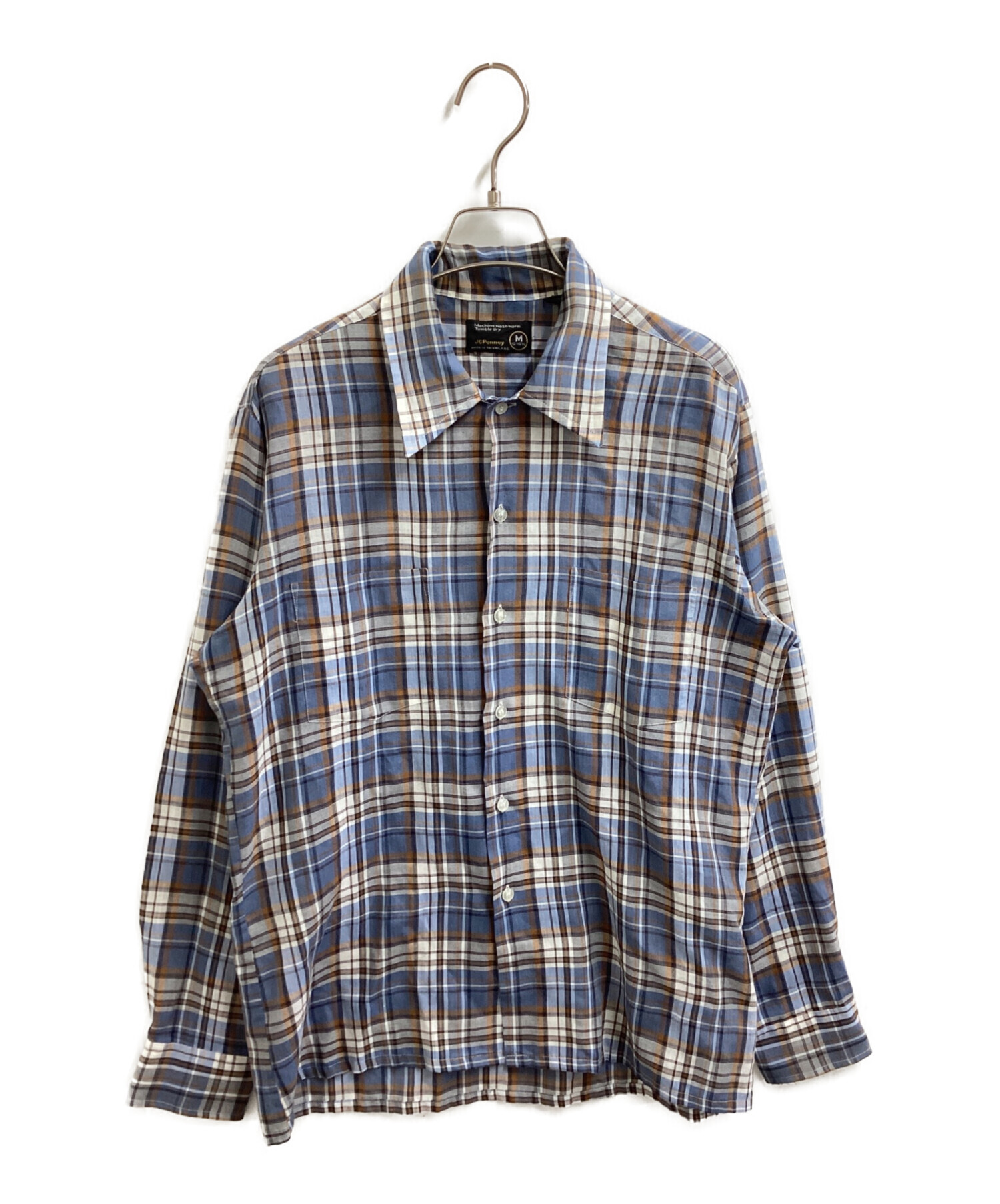 70's JC Penney JCペニー ネルシャツ チェック 中古・古着通販】J.C.PENNY (ジェーシーペニー) チェックシャツ / 70s