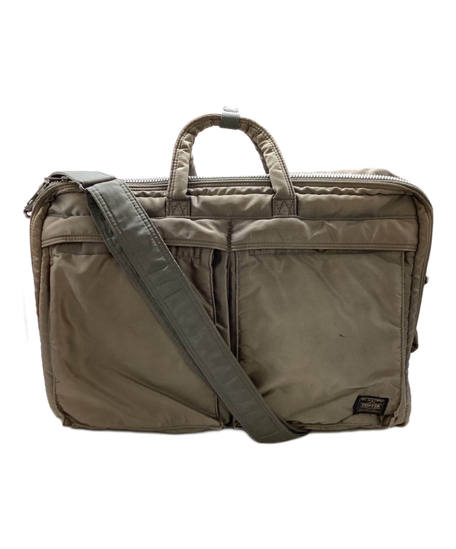 中古・古着通販】PORTER (ポーター) TANKER 3WAY BRIEFCASE グレー