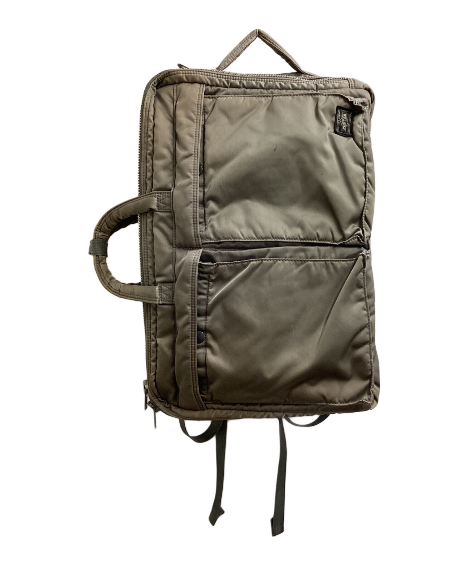 中古・古着通販】PORTER (ポーター) TANKER 3WAY BRIEFCASE グレー