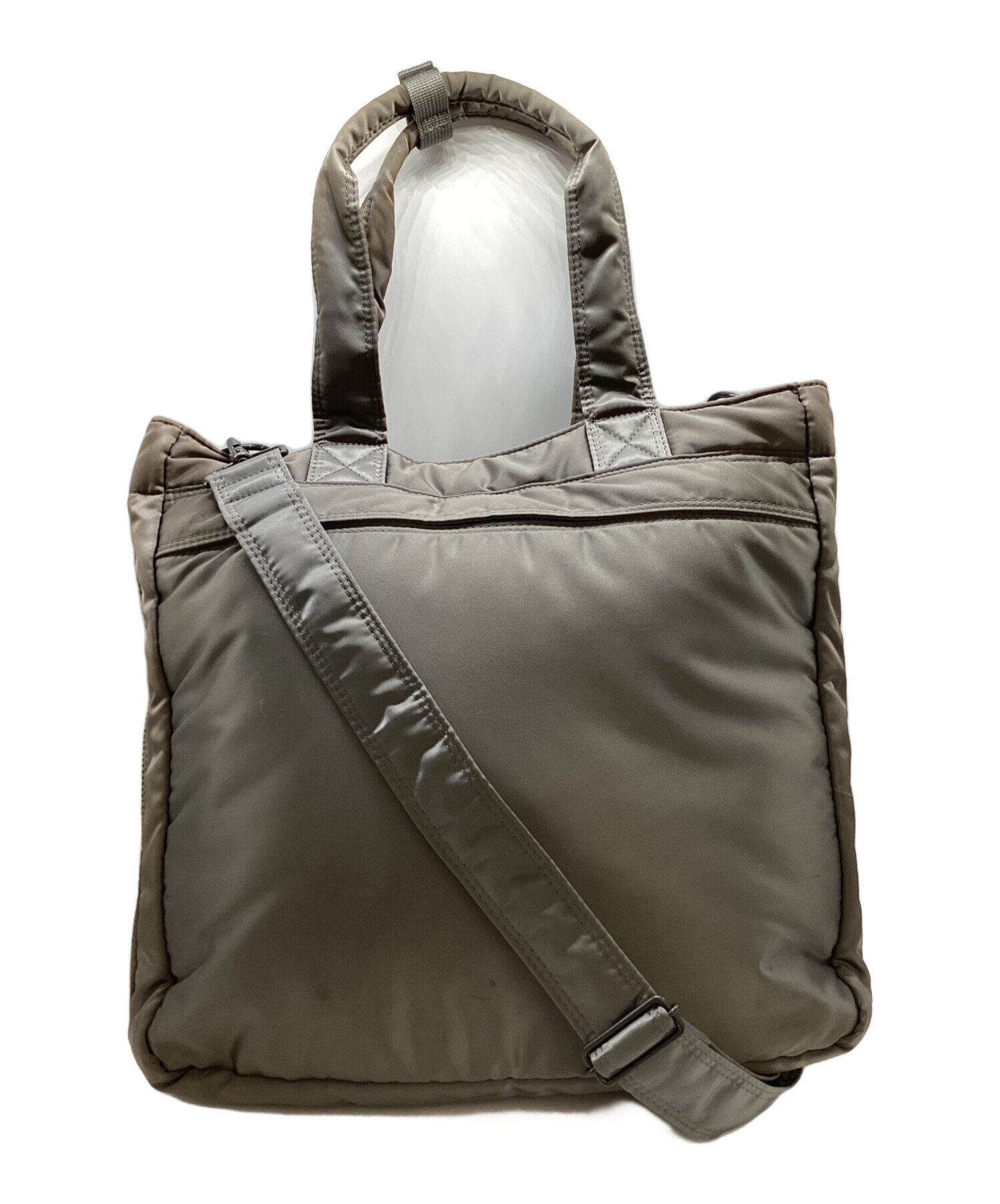 中古・古着通販】PORTER (ポーター) TANKER 2WAY TOTE BAG グレー
