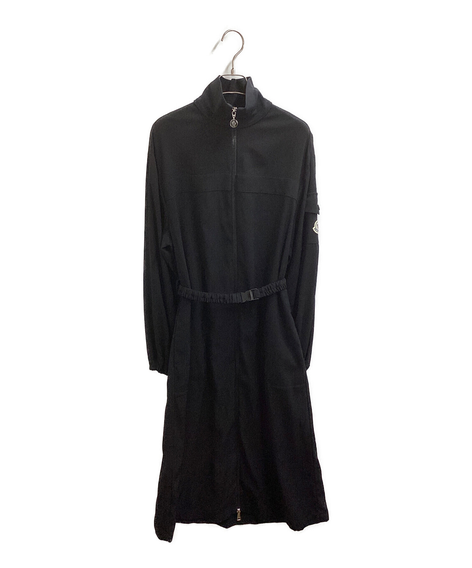 MONCLER ブラック ワンピース　サイズ38 中古・古着通販】MONCLER (モンクレール) ABITO ロングスリーブ