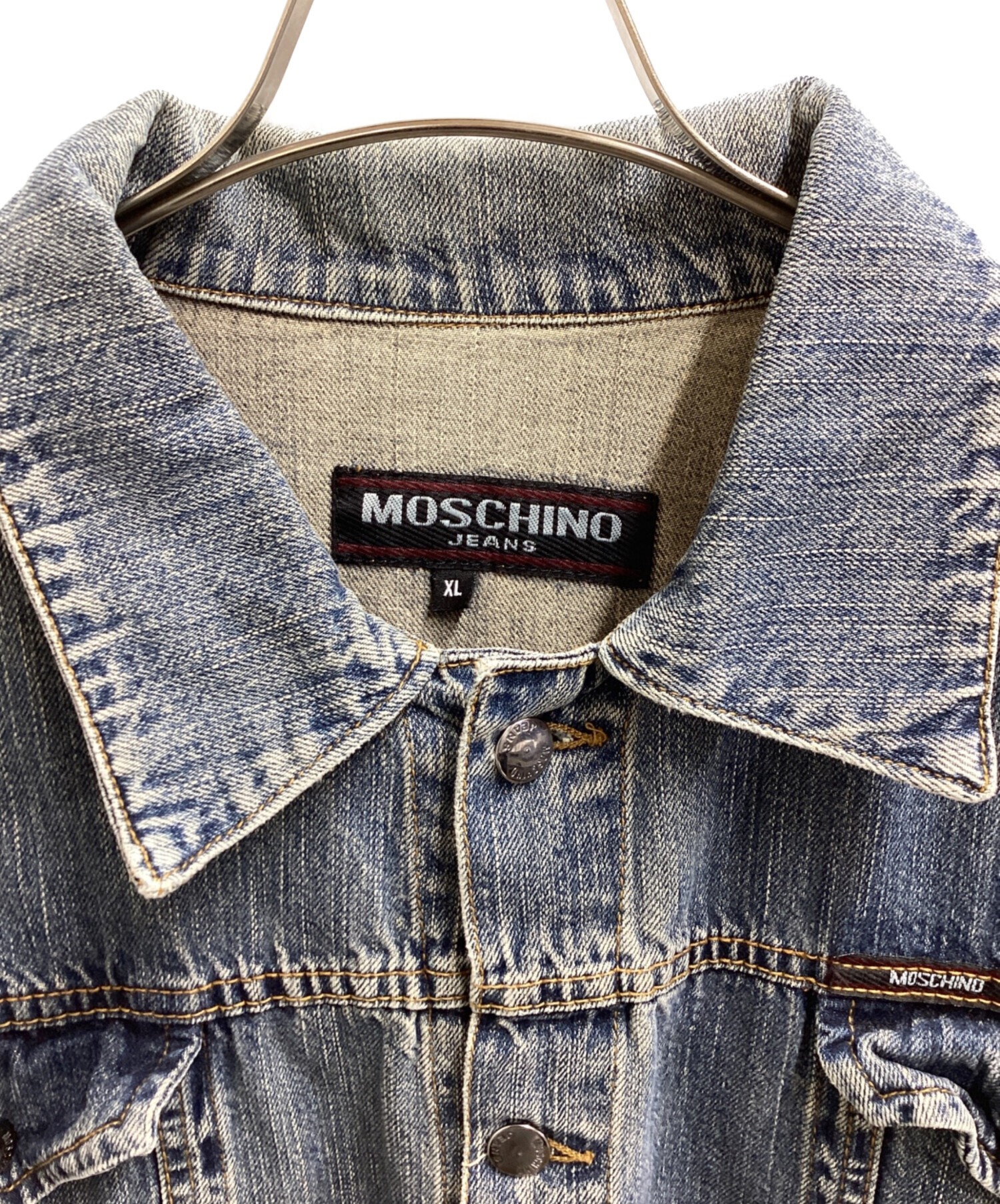 MOSCHINO JEANS　デニムジャケット　サイズ40　ビンテージ 中古・古着通販】MOSCHINO JEANS (モスキーノジーンズ) 古着デニム