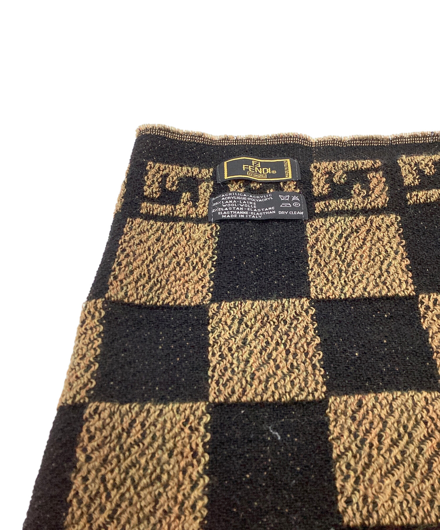 中古・古着通販】FENDI (フェンディ) ズッカ柄 ウール混アクリル