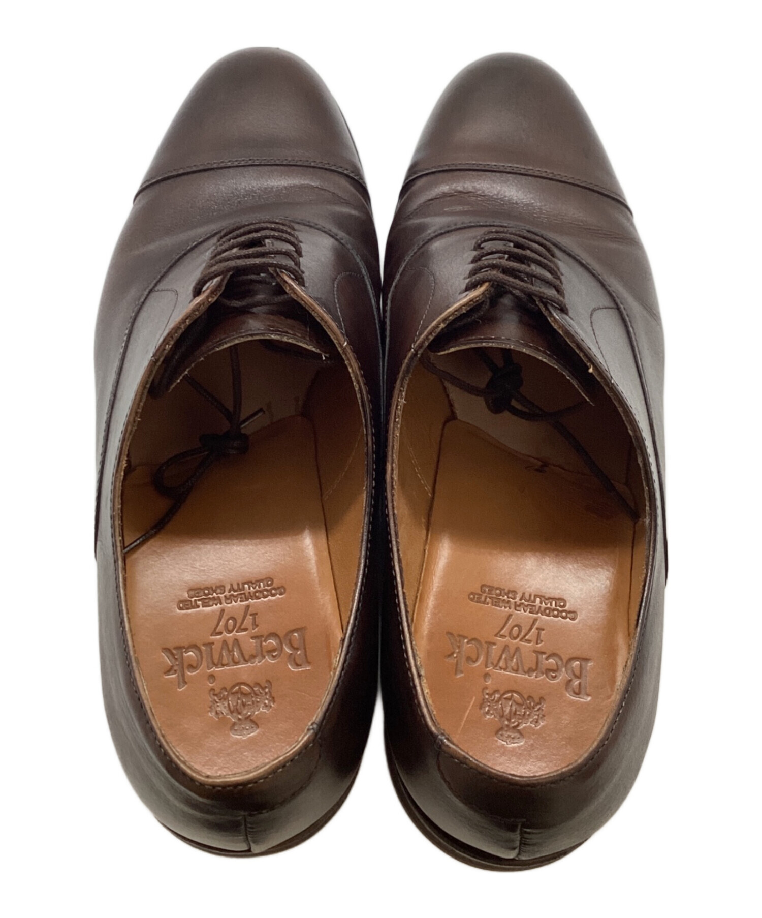 売り切り　値引きOK【定価39,800円】バーウィック　ストレートチップ 中古・古着通販】berwick (バーウィック) ストレートチップシューズ