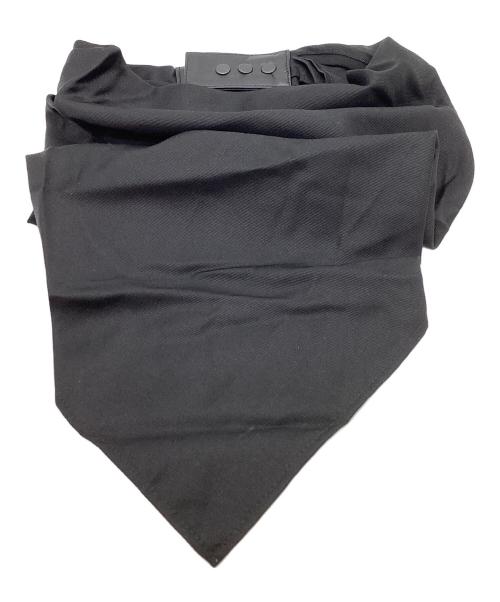 美品 Dior Homme ディオールオム エディ期 ブラックシルクストール 中古・古着通販】Dior Homme (ディオール オム) シルクウール スナップ