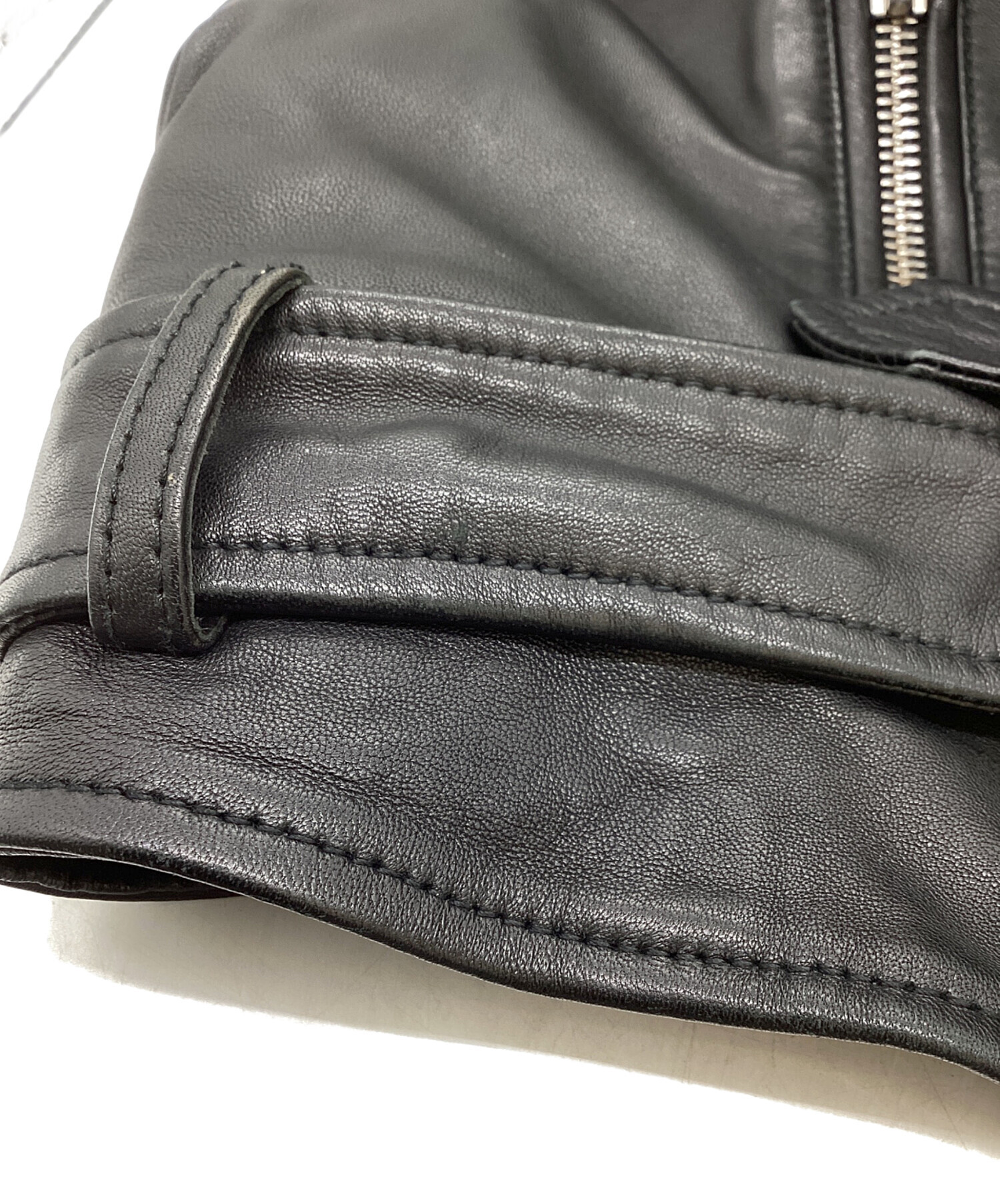 中古・古着通販】ALL SAINTS (オールセインツ) ラムレザー ダブル