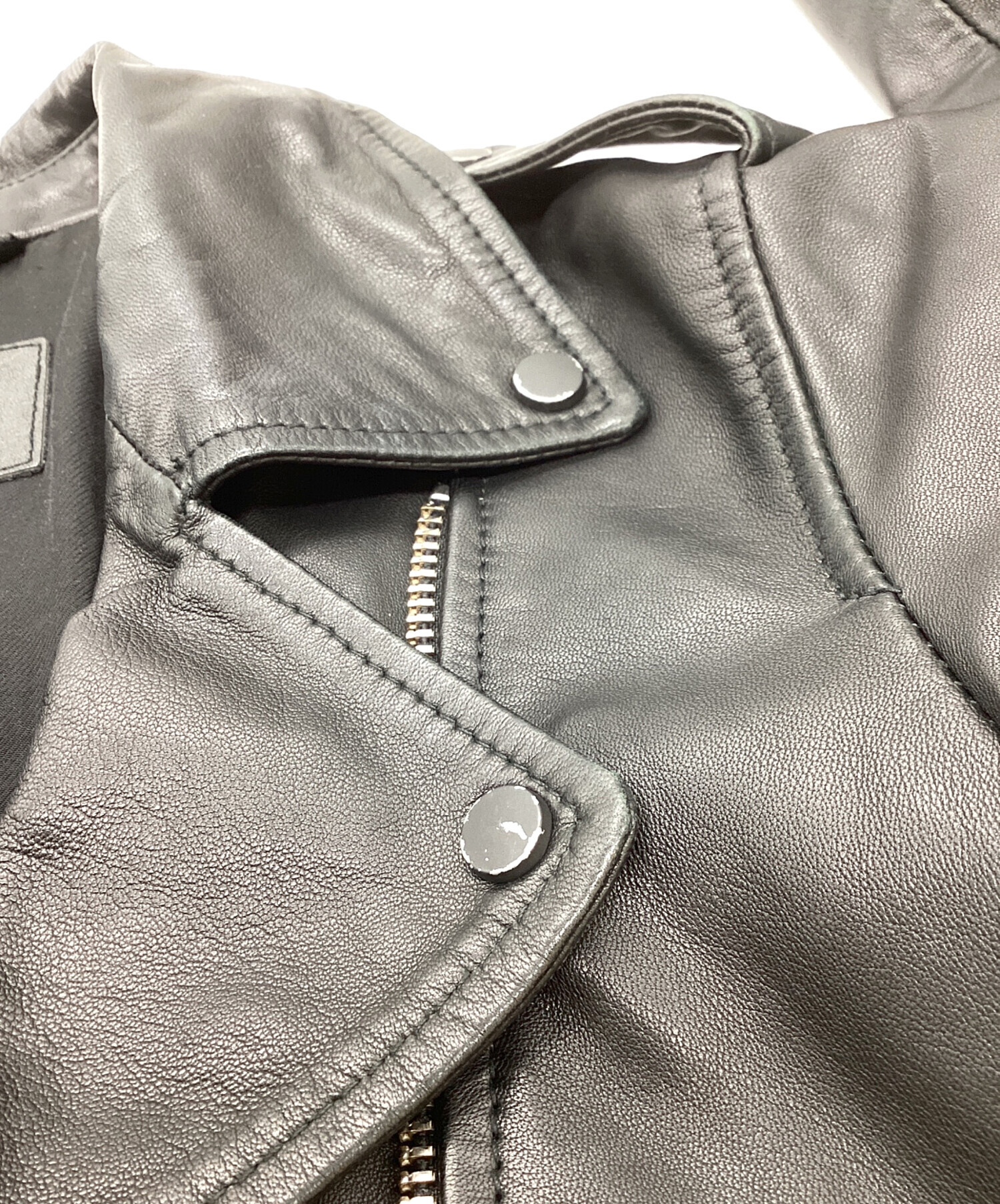 中古・古着通販】ALL SAINTS (オールセインツ) ラムレザー ダブル