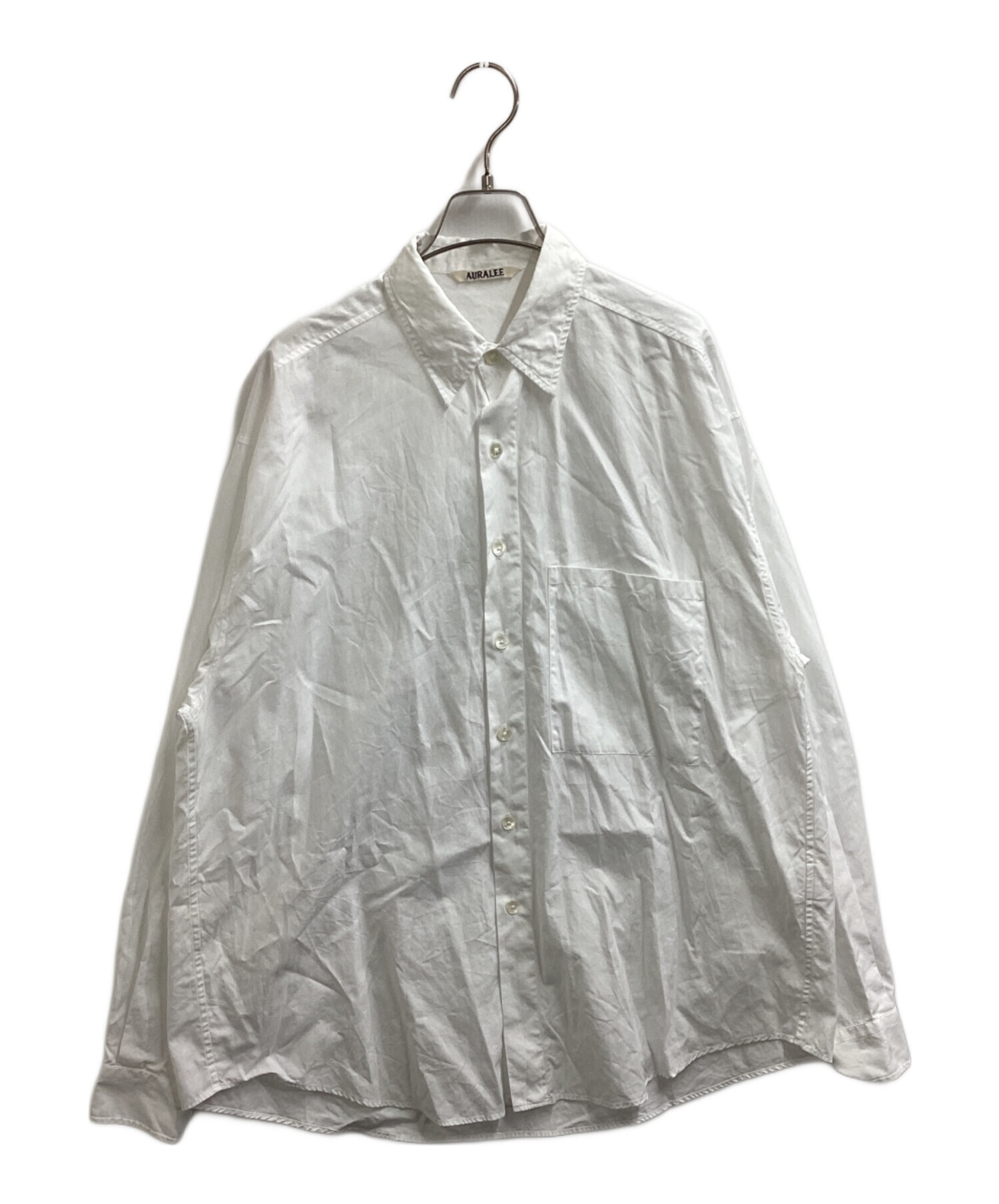 中古・古着通販】AURALEE (オーラリー) WASHED FINX TWILL BIG SHIRTS