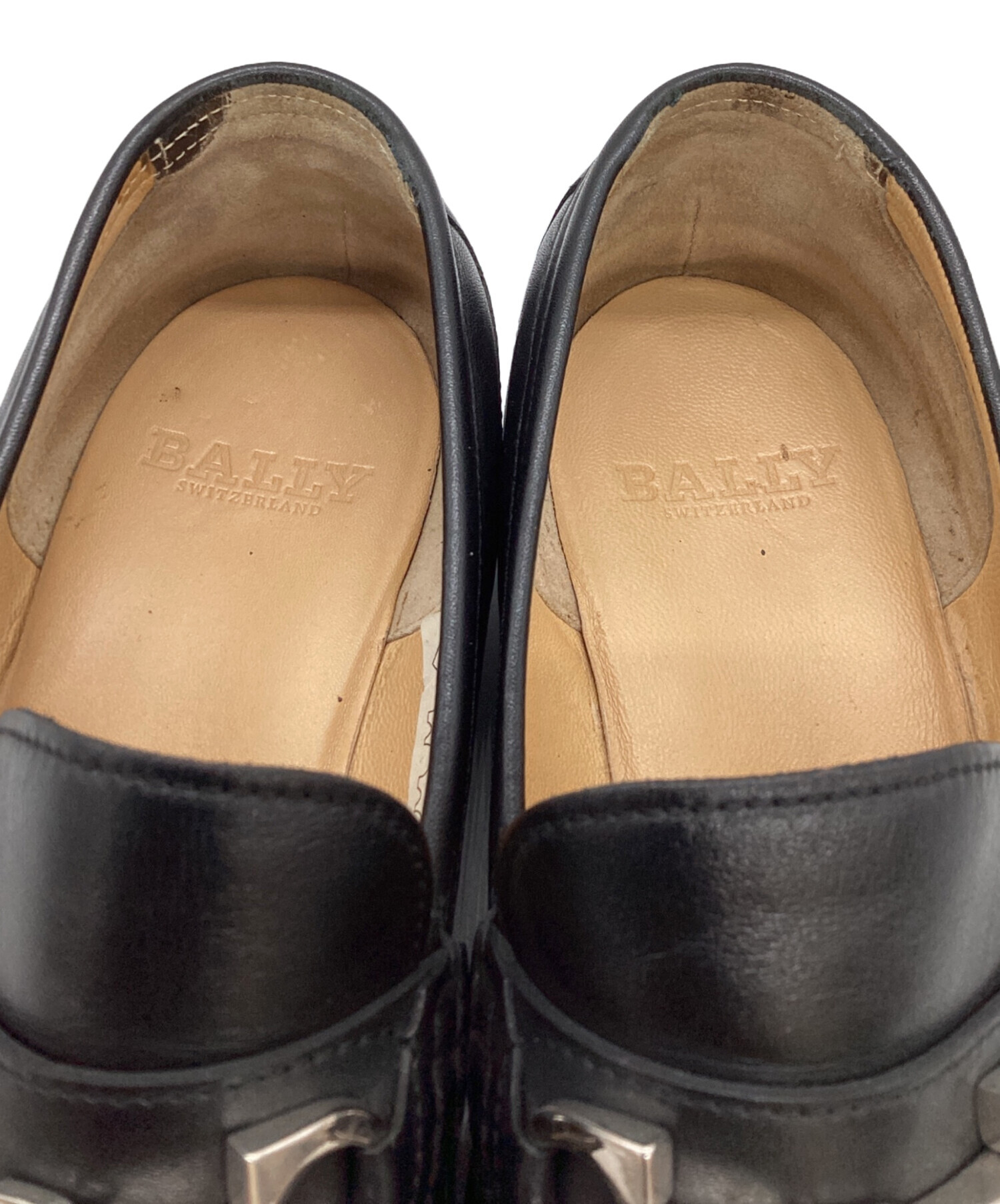 未使用品.タグ付.保存袋付✨️BALLY ビットローファー 本革 茶 US7 中古・古着通販】BALLY (バリー) ビットローファー ブラック サイズ:US