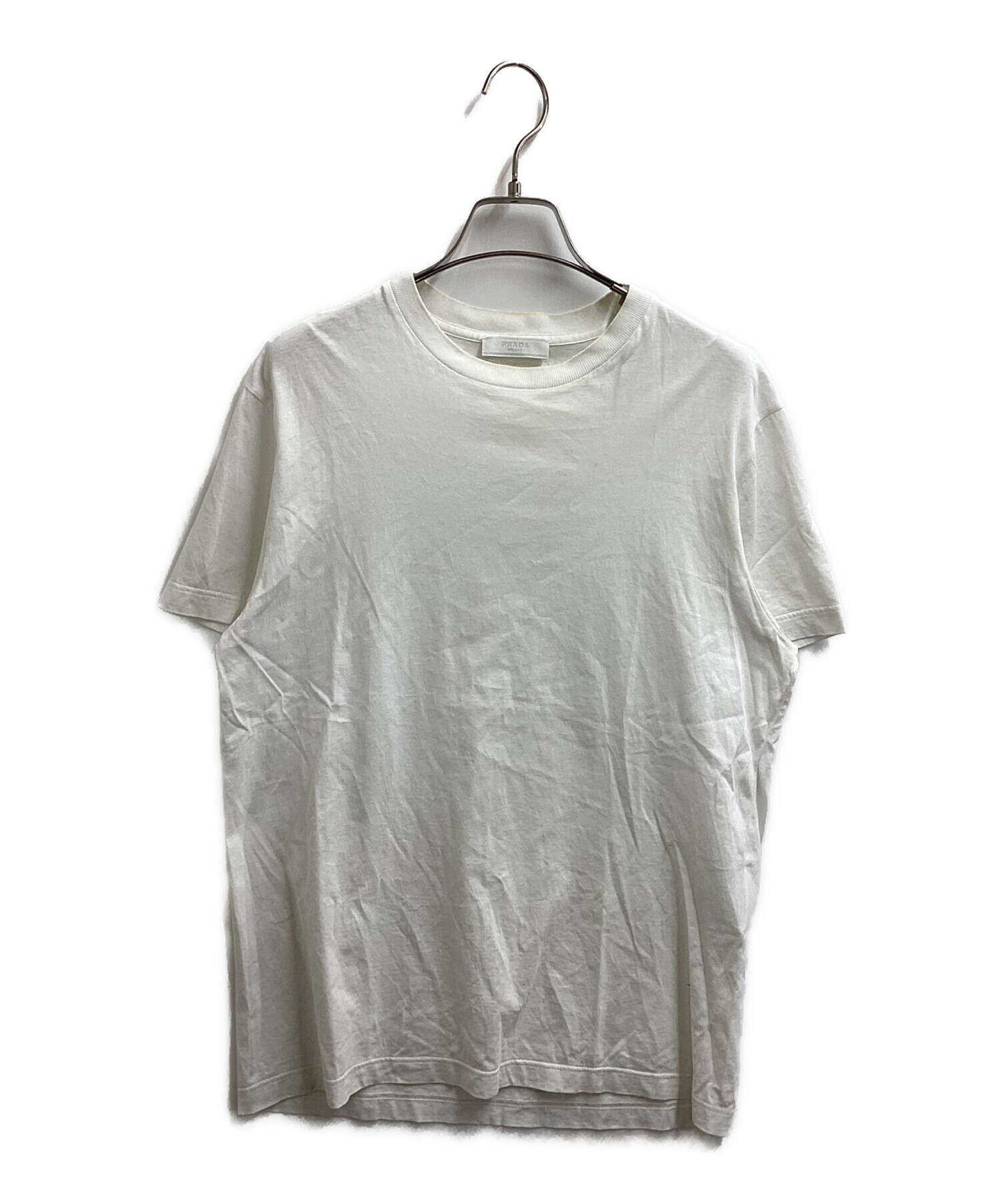 中古・古着通販】PRADA (プラダ) トライアングルロゴパッチTシャツ
