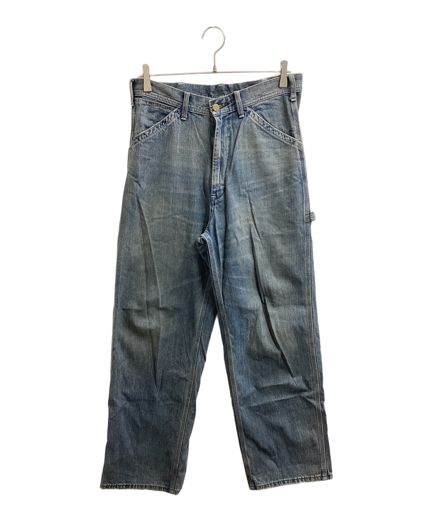 中古・古着通販】LEE (リー) DUNGAREES ワイドペインターパンツ ブルー