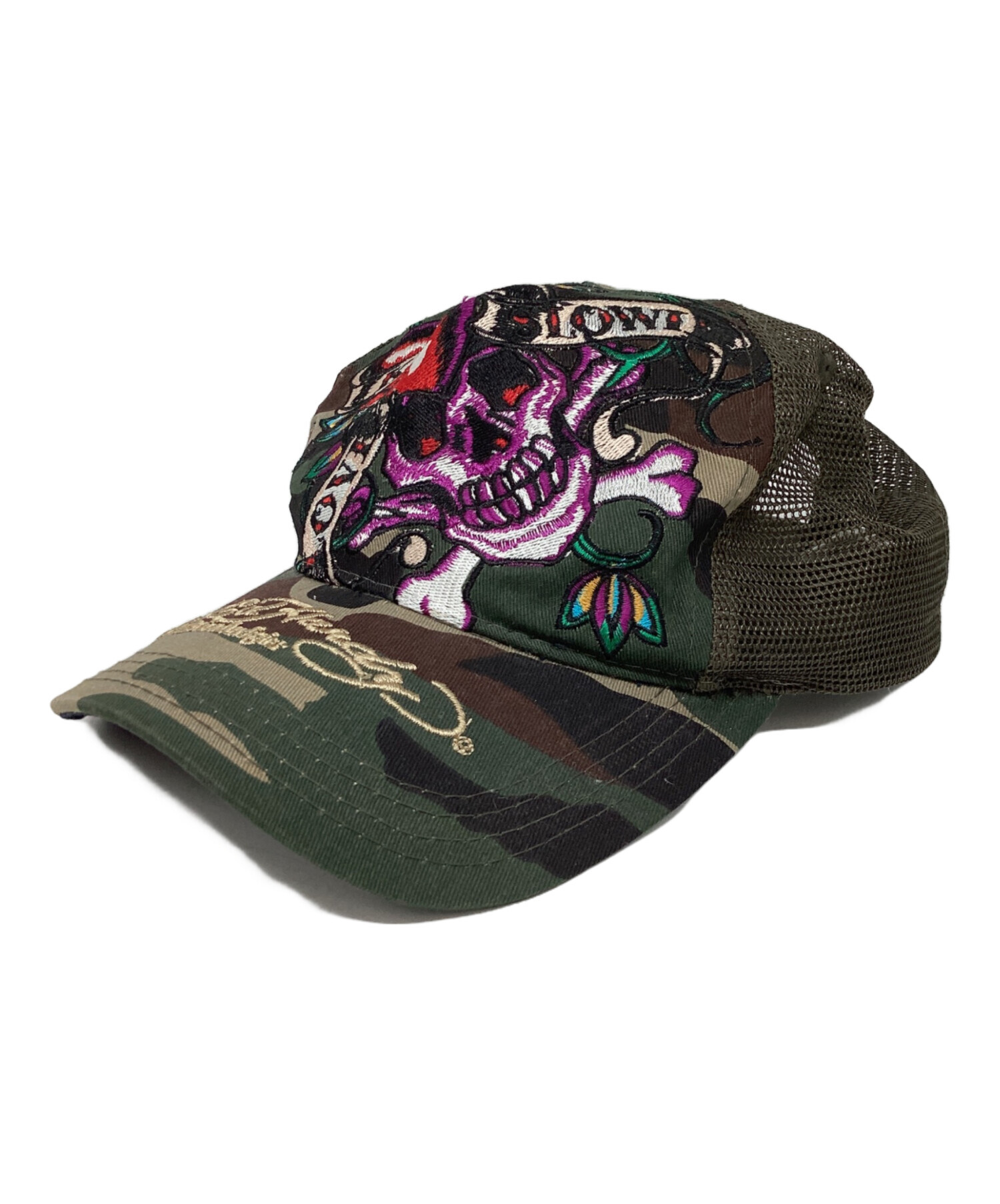 中古・古着通販】ED HARDY (エド ハーディー) メッシュキャップ