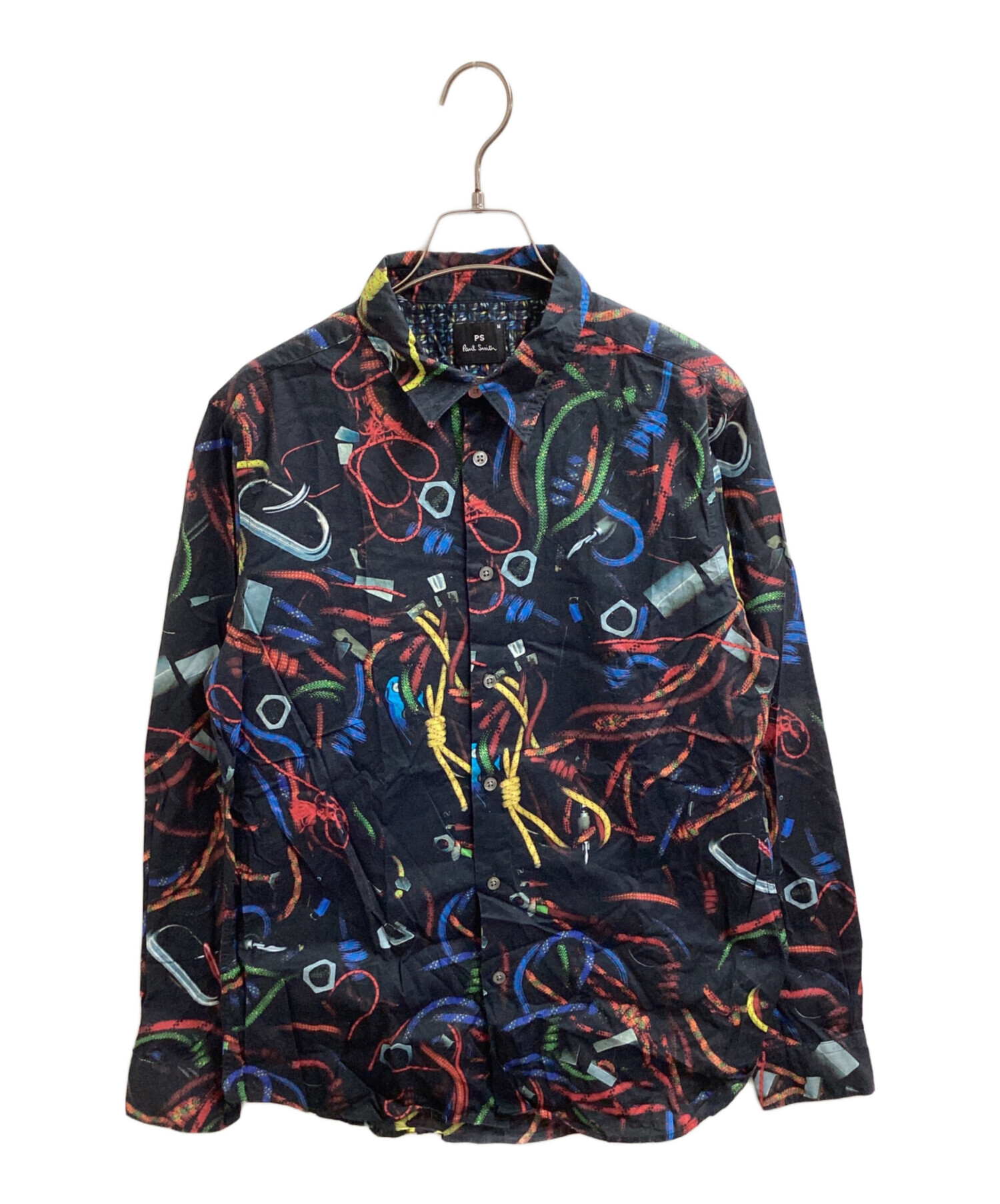PS Paul Smith　ポールスミス　クライミングロープ プリントシャツ 中古・古着通販】PS Paul Smith (PSポールスミス) クライミング