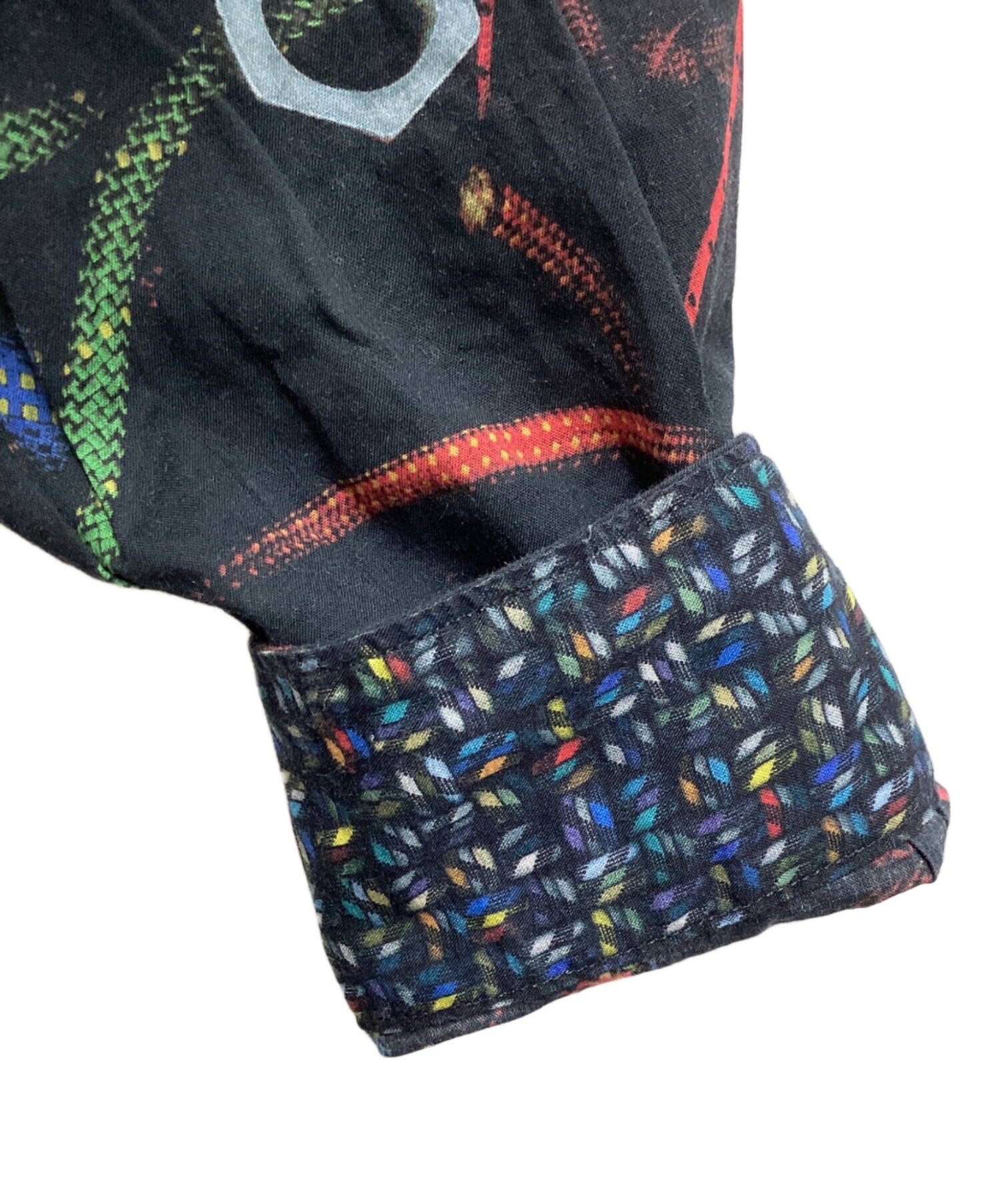 PS Paul Smith　ポールスミス　クライミングロープ プリントシャツ 中古・古着通販】PS Paul Smith (PSポールスミス) クライミング