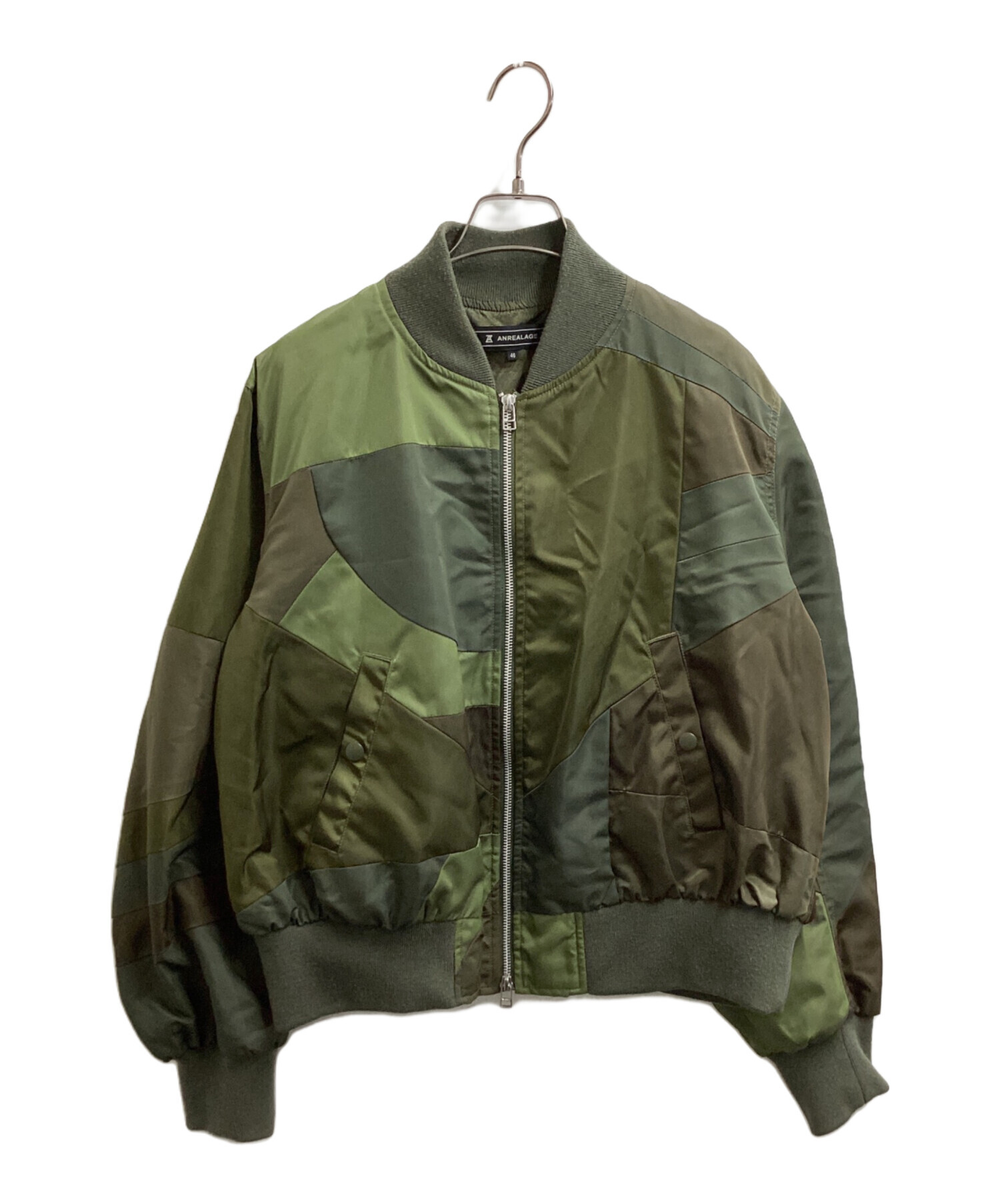 中古・古着通販】ANREALAGE (アンリアレイジ) PANEL PATCHWORK MA-1