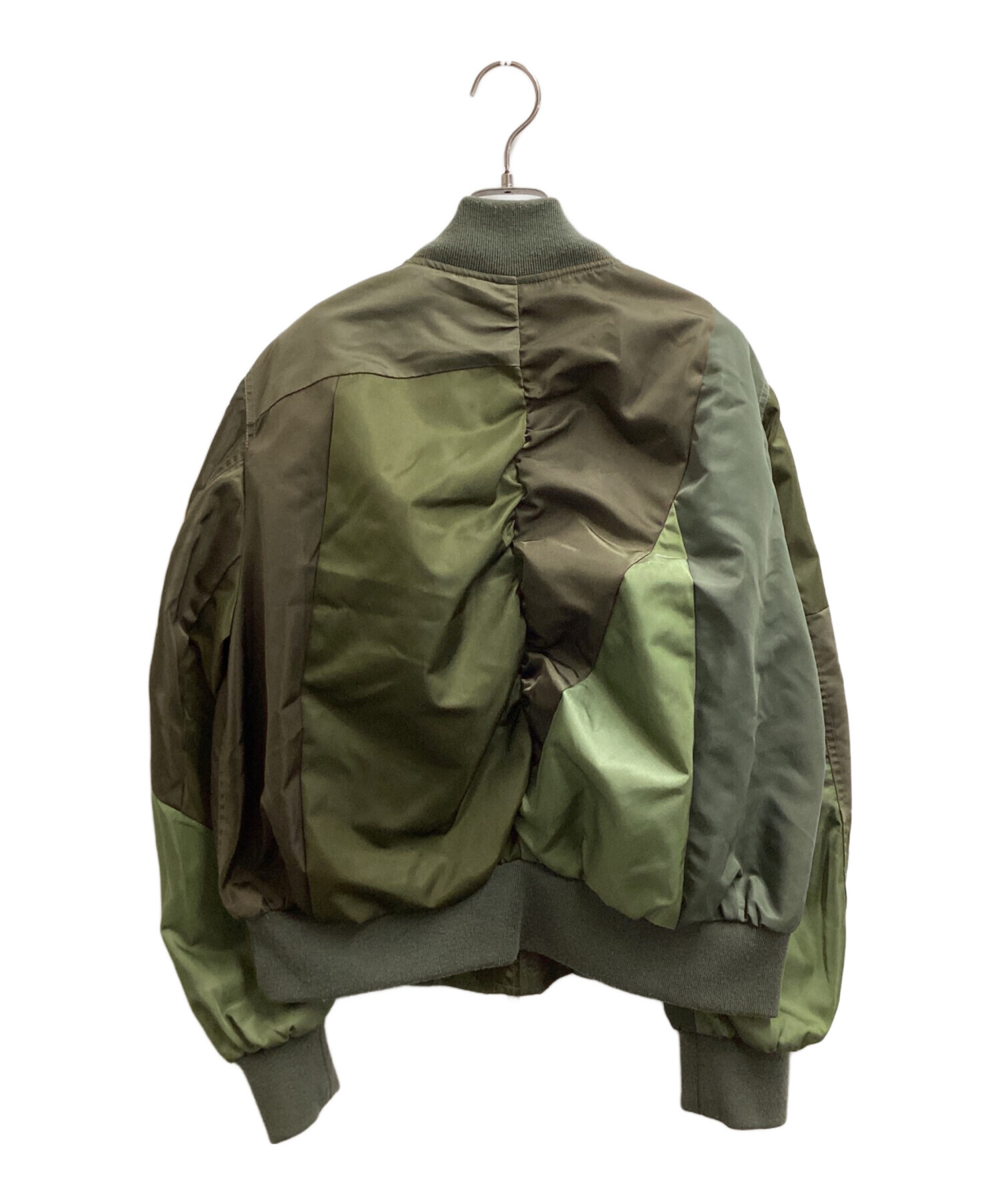 中古・古着通販】ANREALAGE (アンリアレイジ) PANEL PATCHWORK MA-1