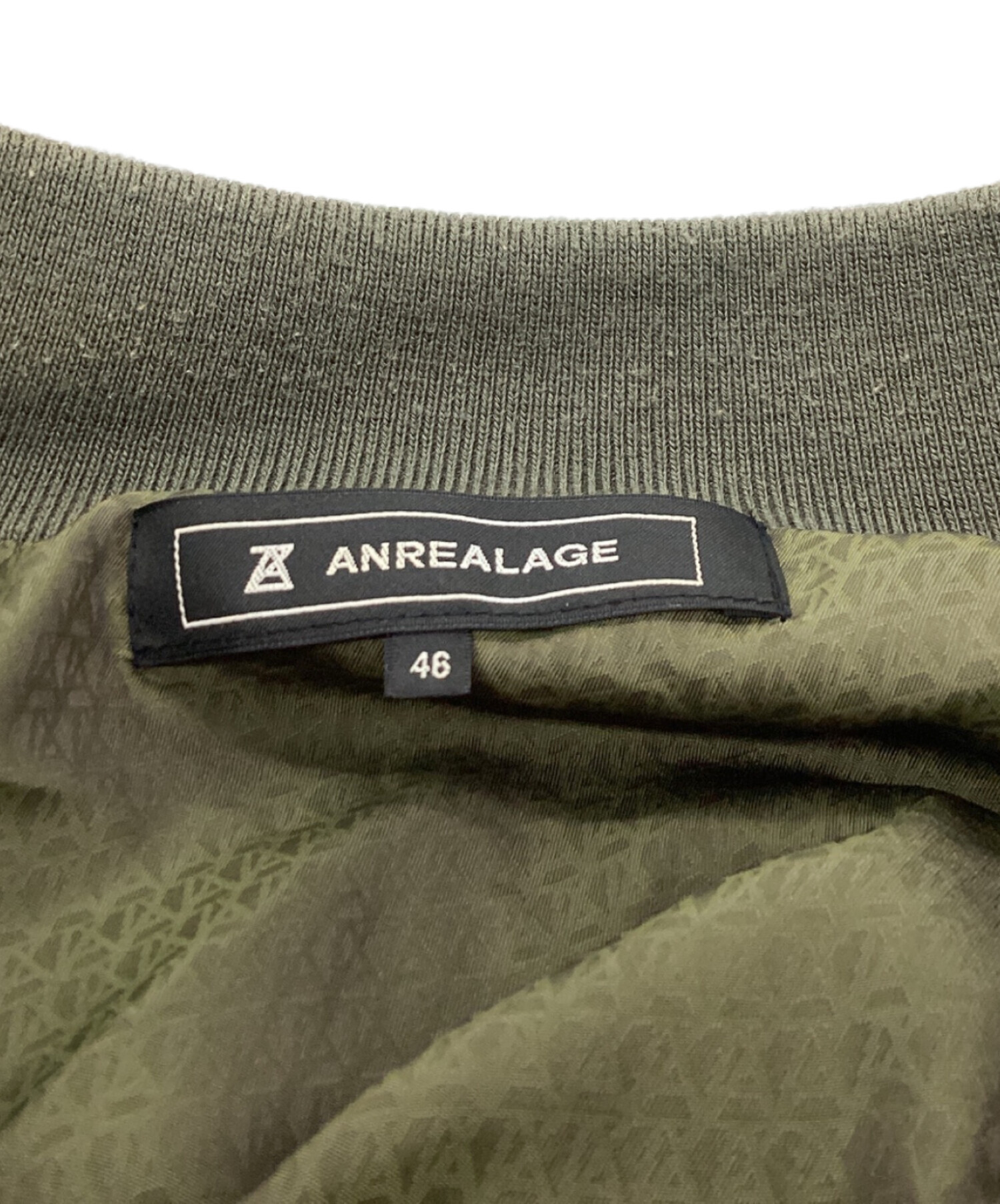 中古・古着通販】ANREALAGE (アンリアレイジ) PANEL PATCHWORK MA-1