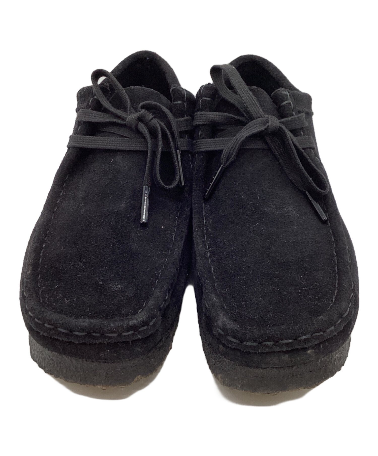 中古・古着通販】CLARKS (クラークス) ワラビーシューズ ブラック