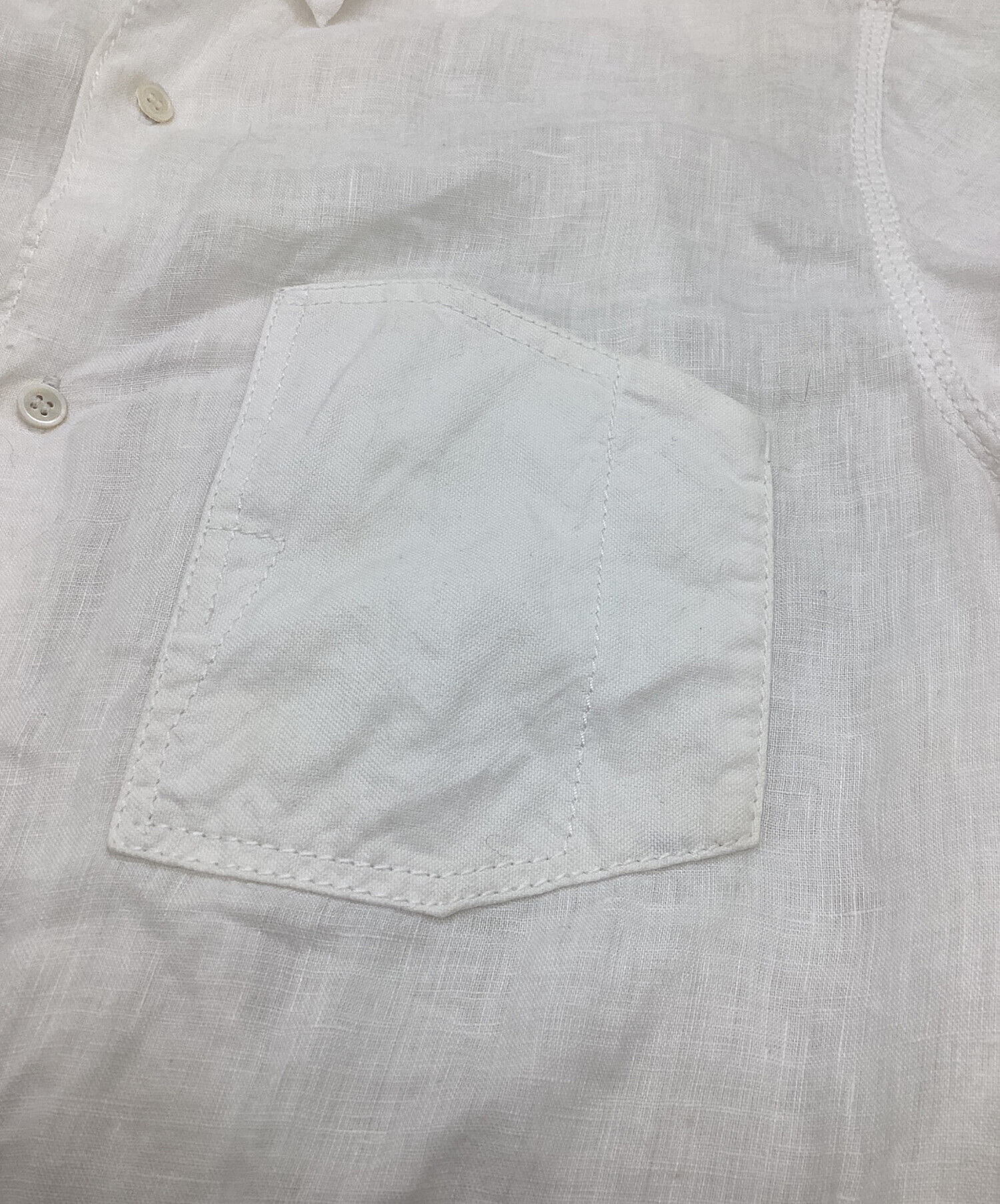 中古・古着通販】GANRYU (ガンリュウ) S/S リネンシャツ / EO-B025