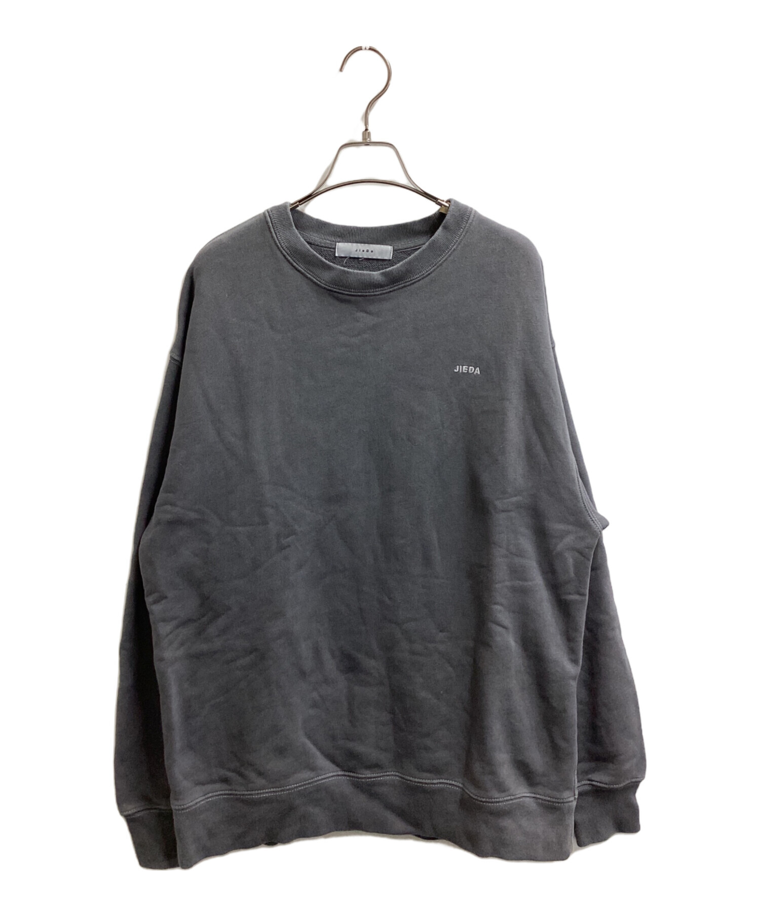 中古・古着通販】Jieda (ジエダ) OVERDYE EMBROIDERY SWEAT CREW / Jie