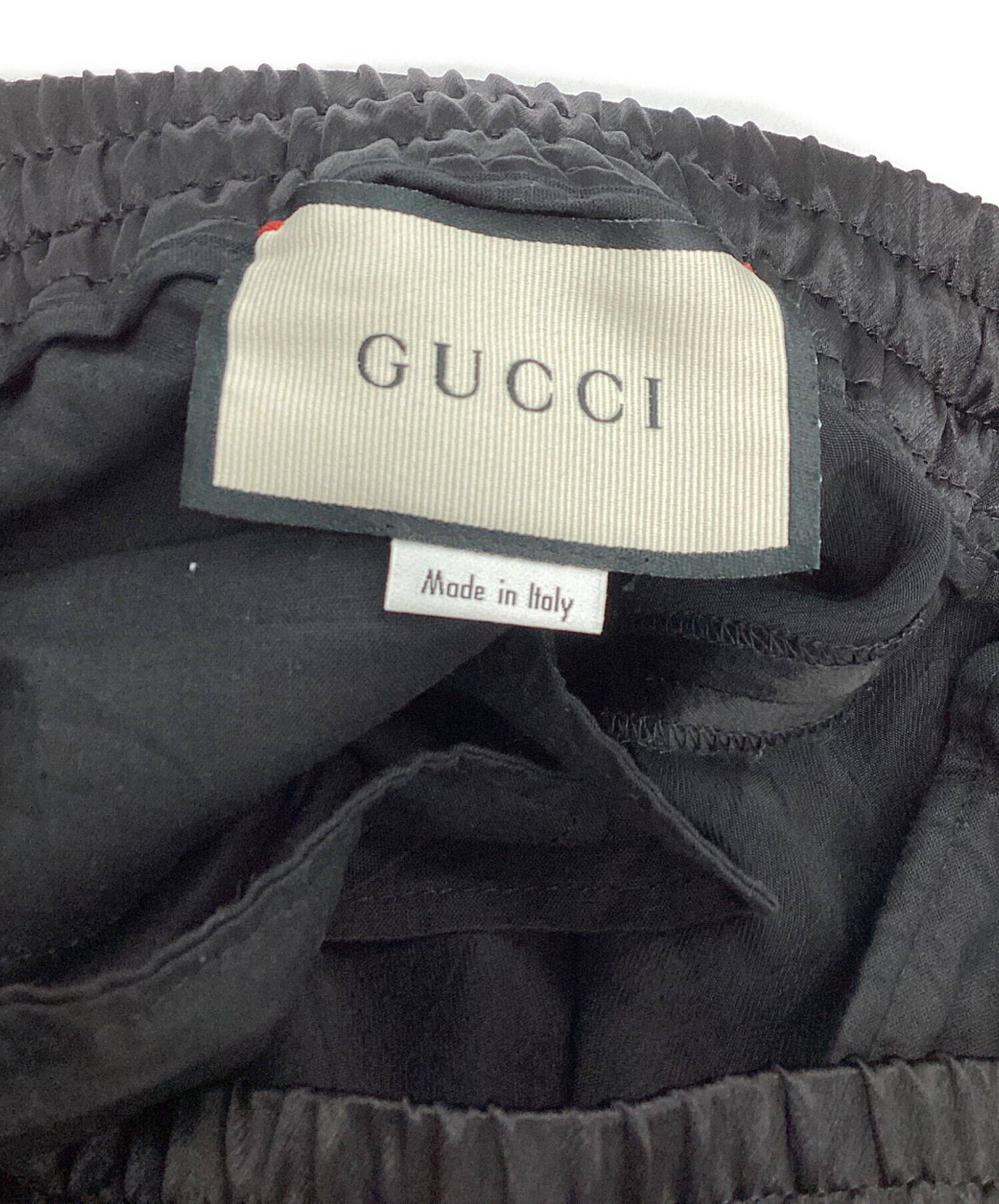 中古・古着通販】GUCCI (グッチ) サイド ロゴ ライン トラックパンツ