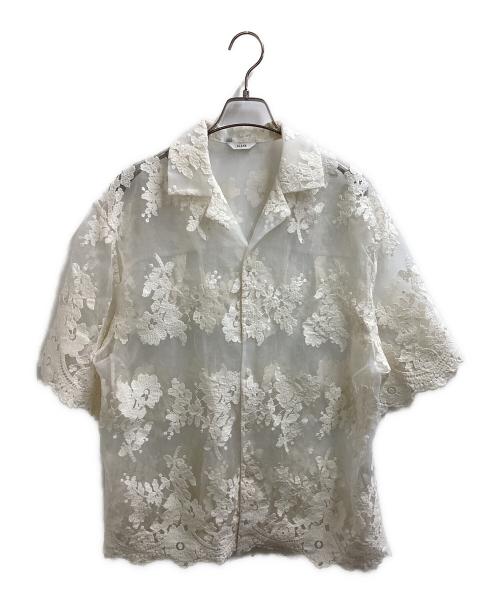 美品　CLANE SHEER FLOWER LACE SHIRT 1 中古・古着通販】CLANE (クラネ) SHEER FLOWER LACE SHIRTS / 18122
