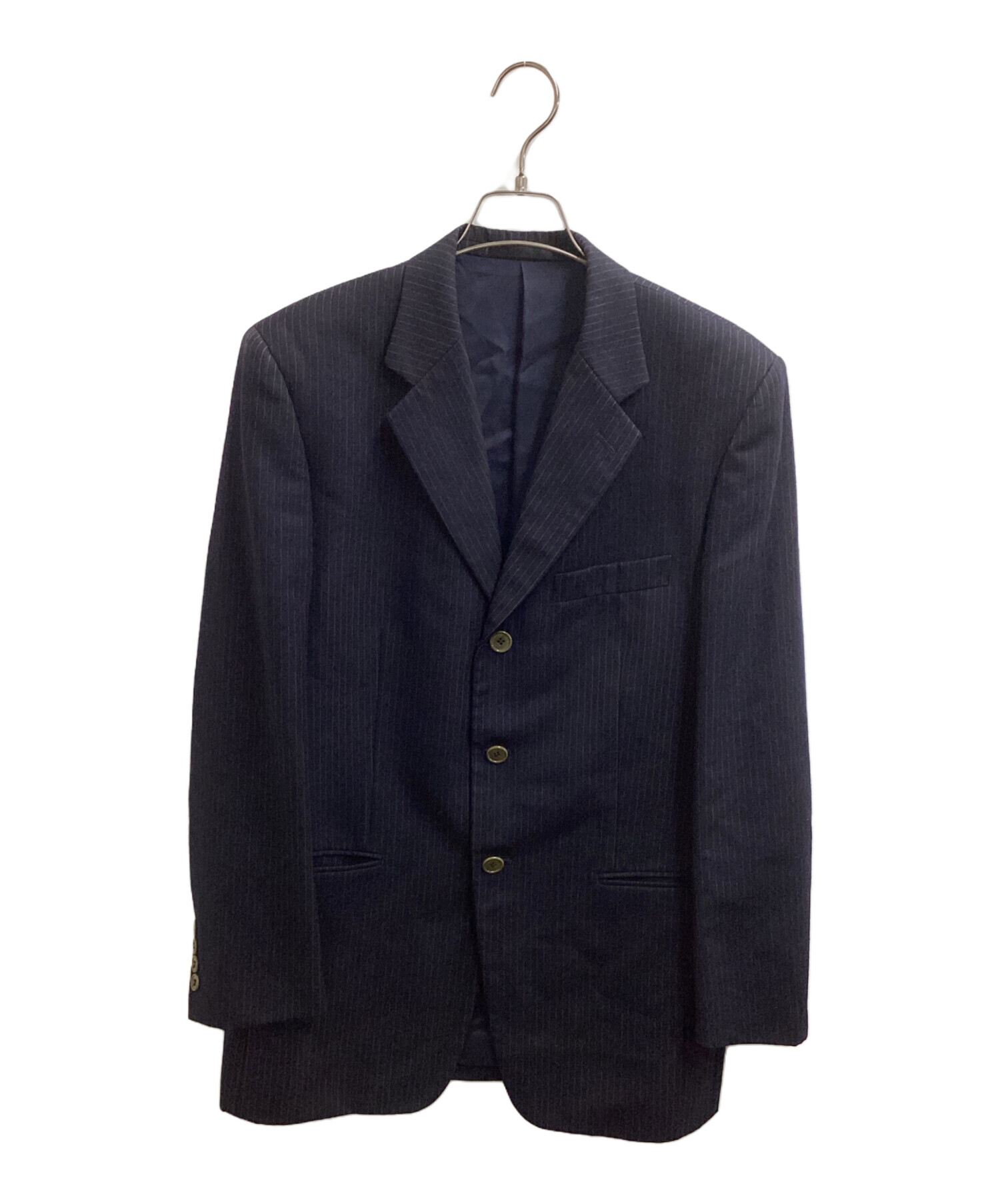 ポールスミスブラック スーツ セットアップ マルチストライプ ウール 中古・古着通販】PAUL SMITH (ポールスミス) ウール ストライプ