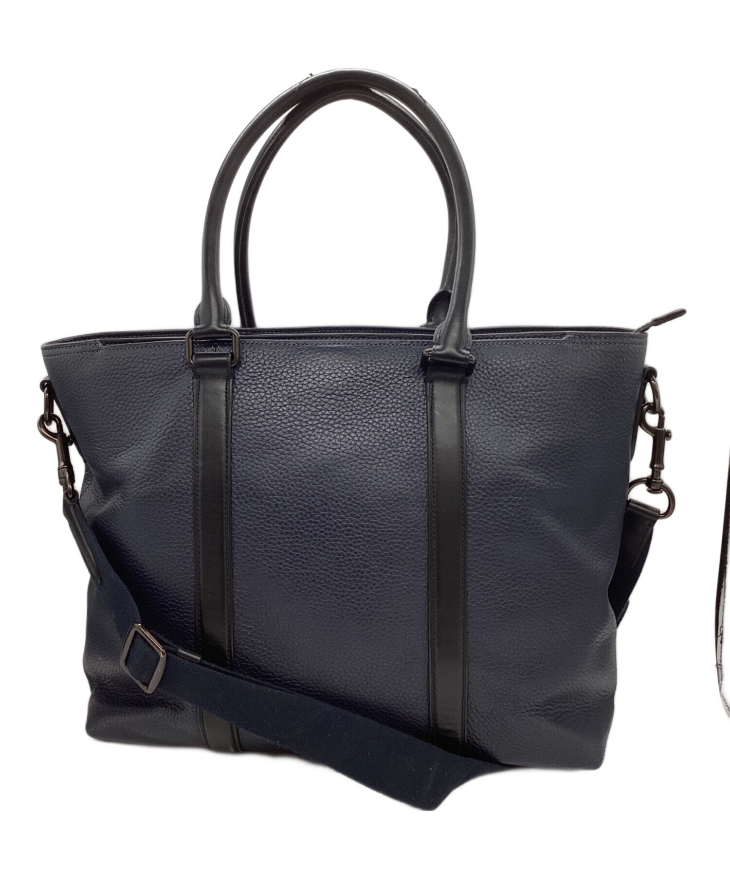 中古・古着通販】COACH (コーチ) メトロポリタン トート ネイビー