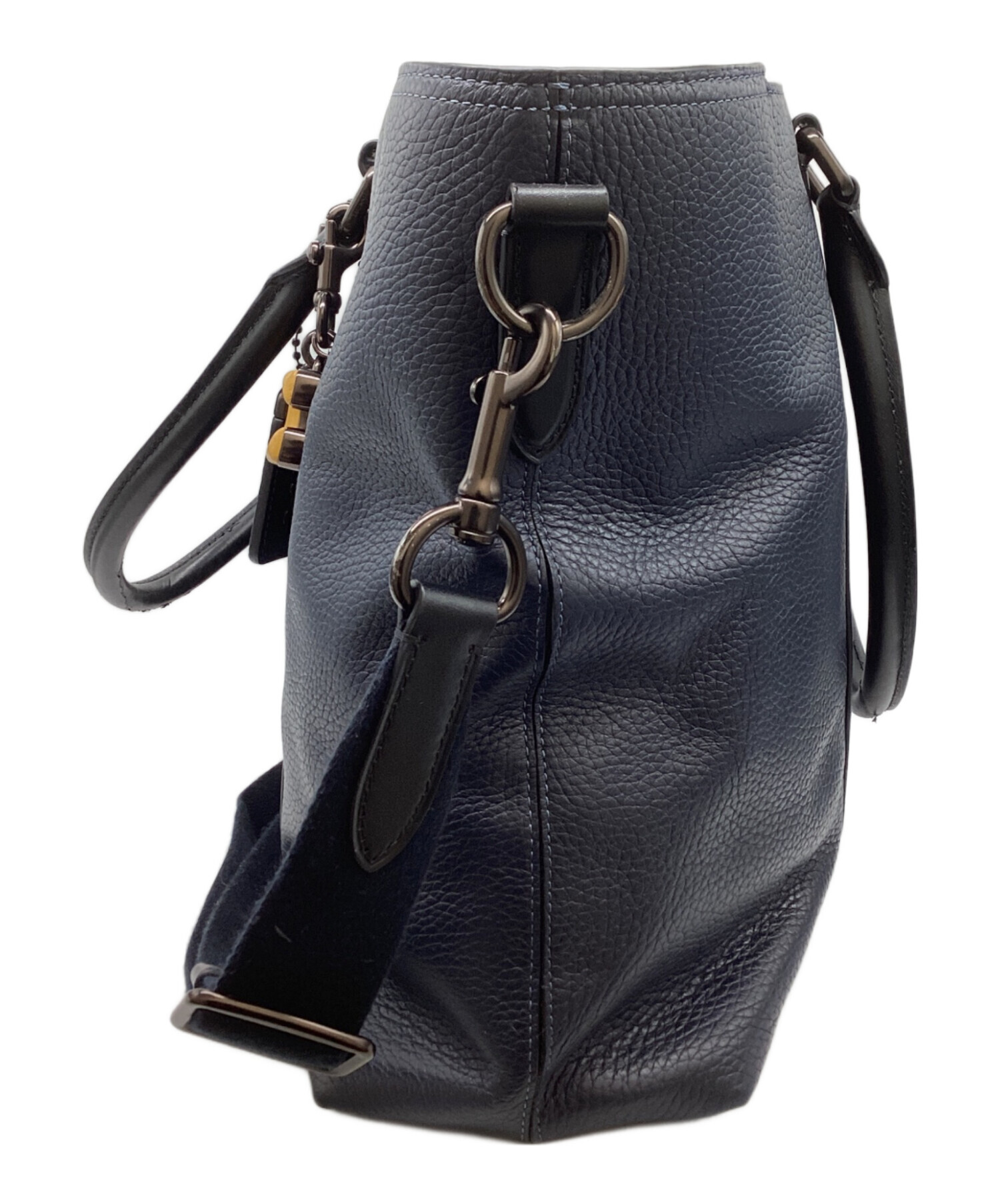 中古・古着通販】COACH (コーチ) メトロポリタン トート ネイビー