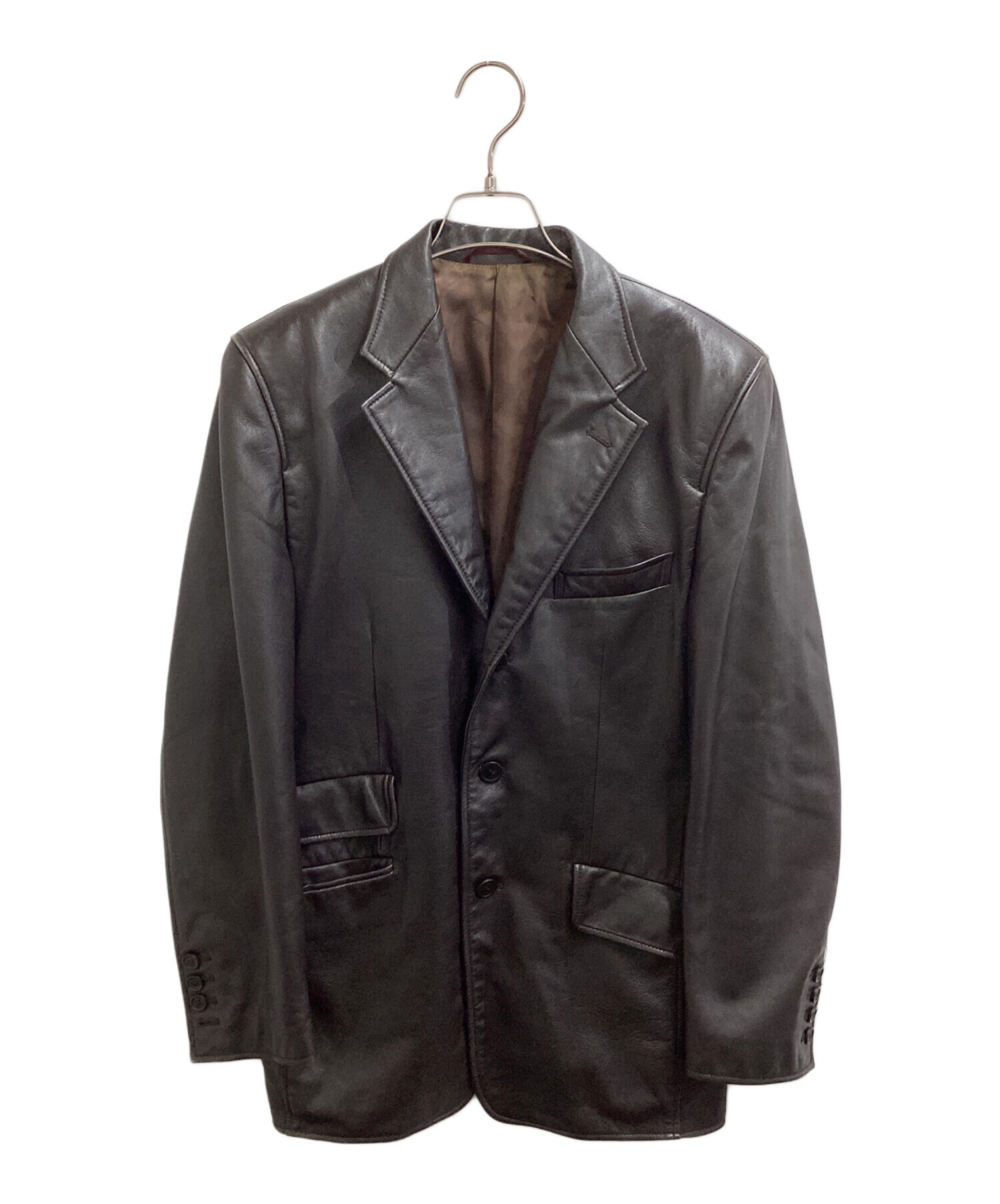 中古・古着通販】Paul Smith (ポールスミス) ラムレザー3Bジャケット 