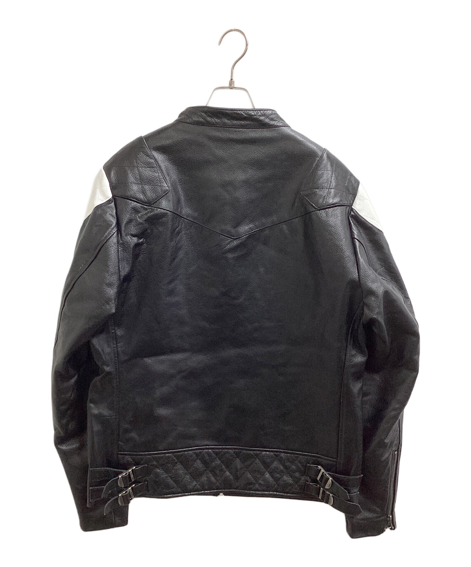 中古・古着通販】LEFLAH (レフラー) レザーライダースジャケット