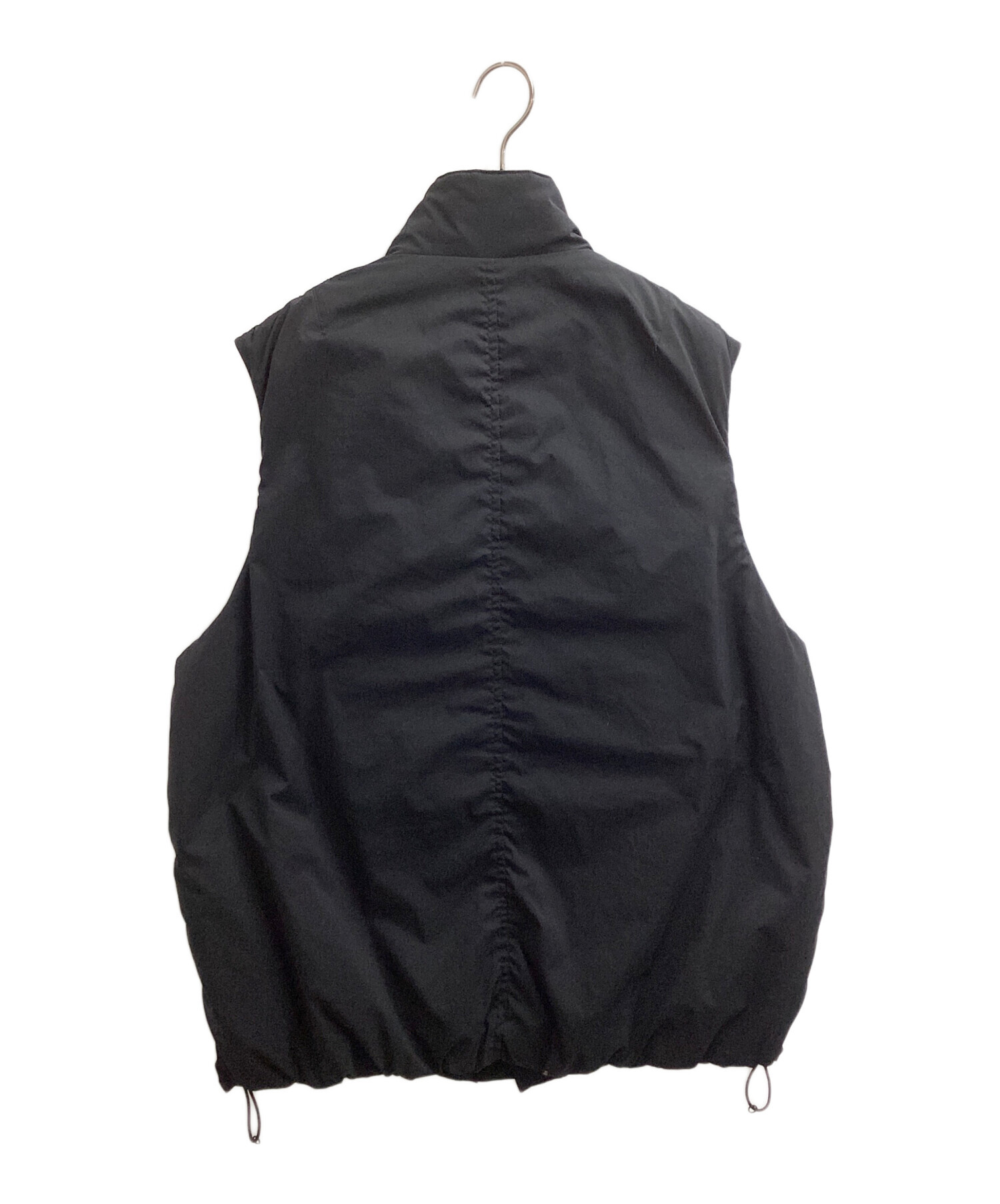 Steven Alan ダルマ ベスト ブラック Lサイズ 中古・古着通販】STEVEN ALAN (スティーブンアラン) ダルマベスト