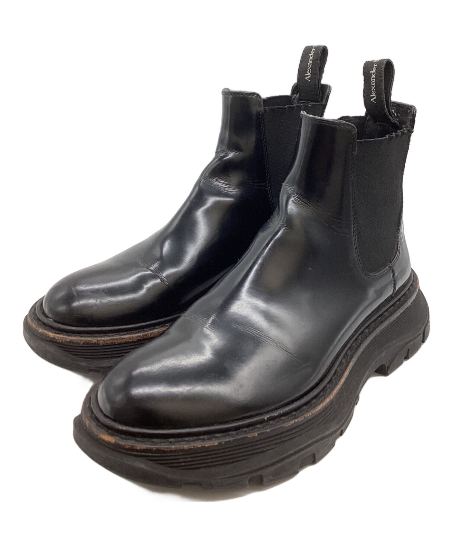 ALEXANDER MCQUEEN サイドゴアブーツショートブーツ 39 中古・古着通販】ALEXANDER McQUEEN (アレキサンダーマックイーン