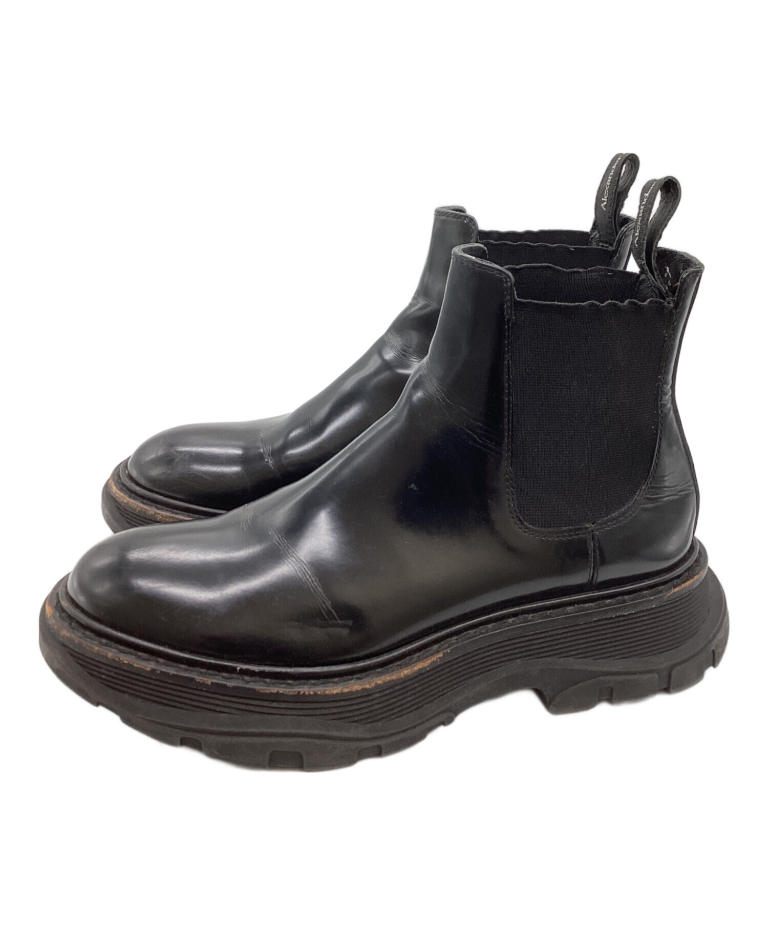 ALEXANDER MCQUEEN サイドゴアブーツショートブーツ 39 中古・古着通販】ALEXANDER McQUEEN (アレキサンダーマックイーン