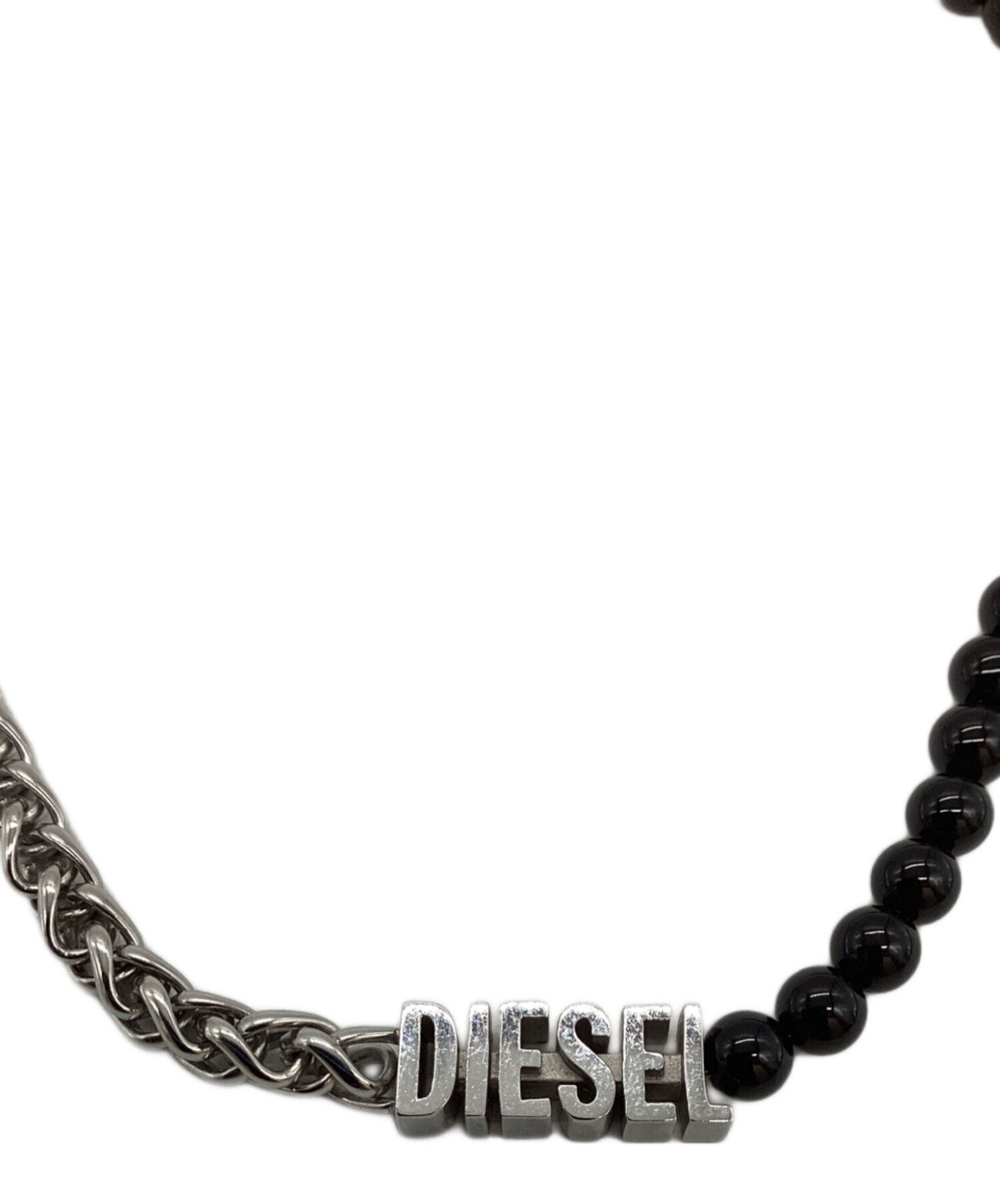 DIESEL ビーズ　チェーン　ネックレス　現行品 中古・古着通販】DIESEL (ディーゼル) ビーズチェーンネックレス