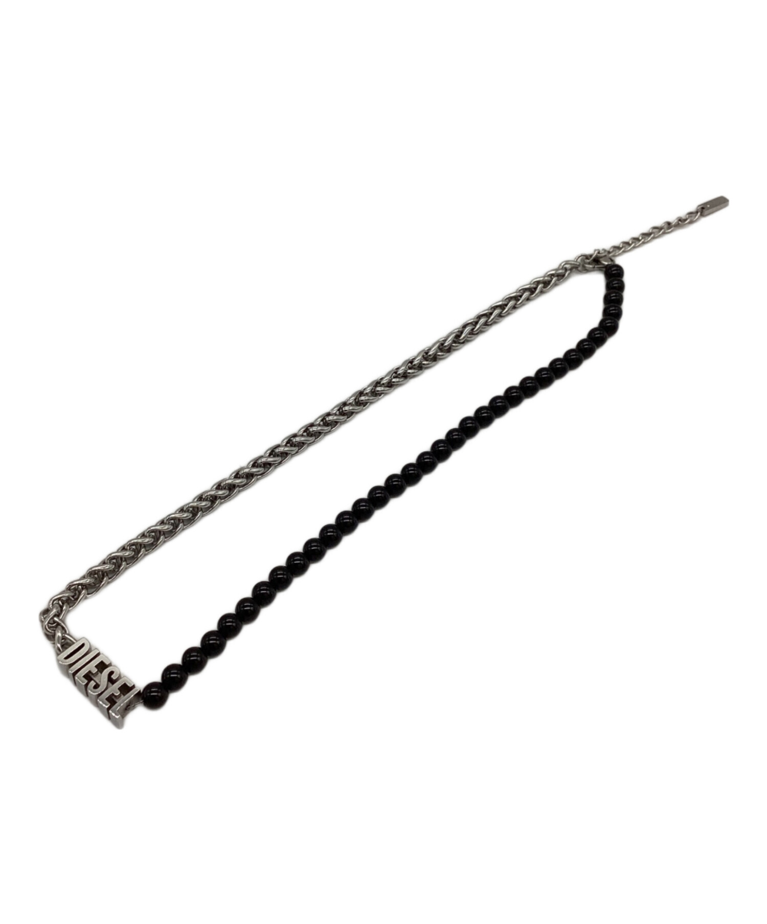 中古・古着通販】DIESEL (ディーゼル) ビーズチェーンネックレス