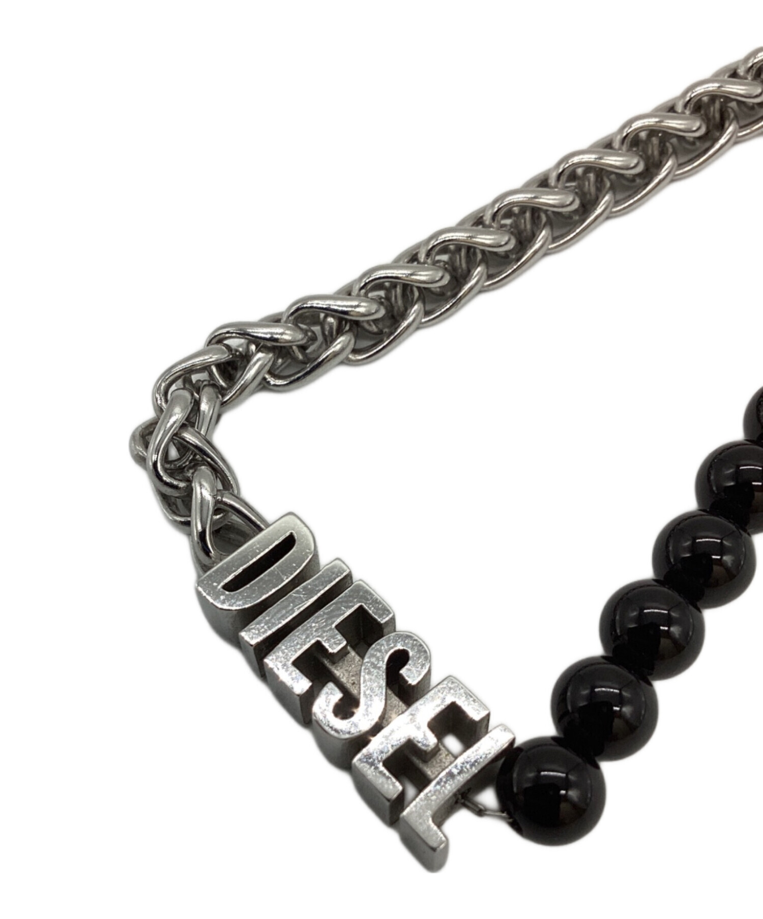 中古・古着通販】DIESEL (ディーゼル) ビーズチェーンネックレス