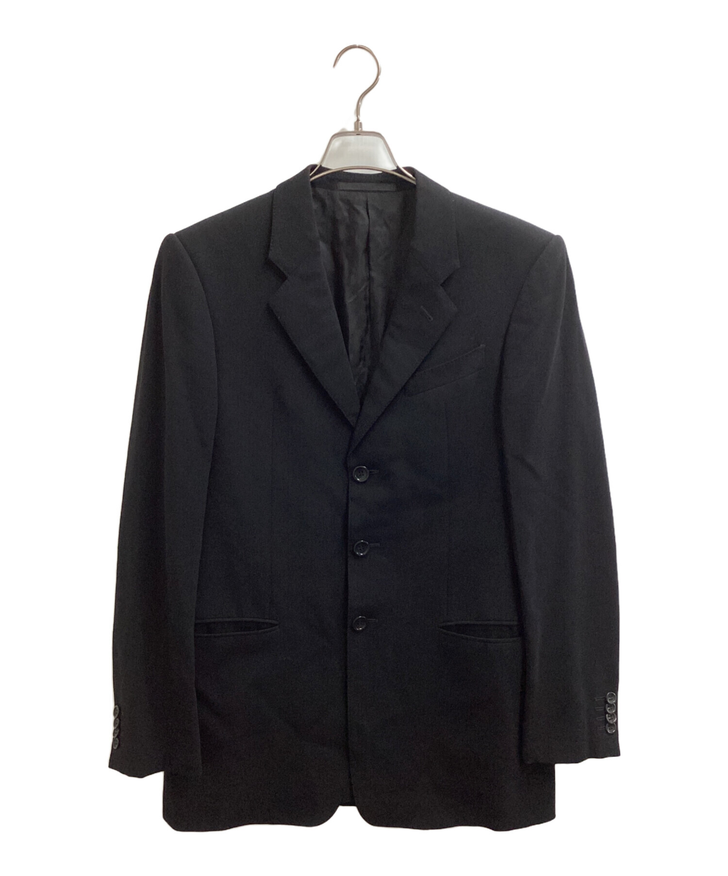 Giorgio Armani ブラック テーラードジャケット 48 中古・古着通販】ARMANI COLLEZIONI (アルマーニ コレツィオーニ