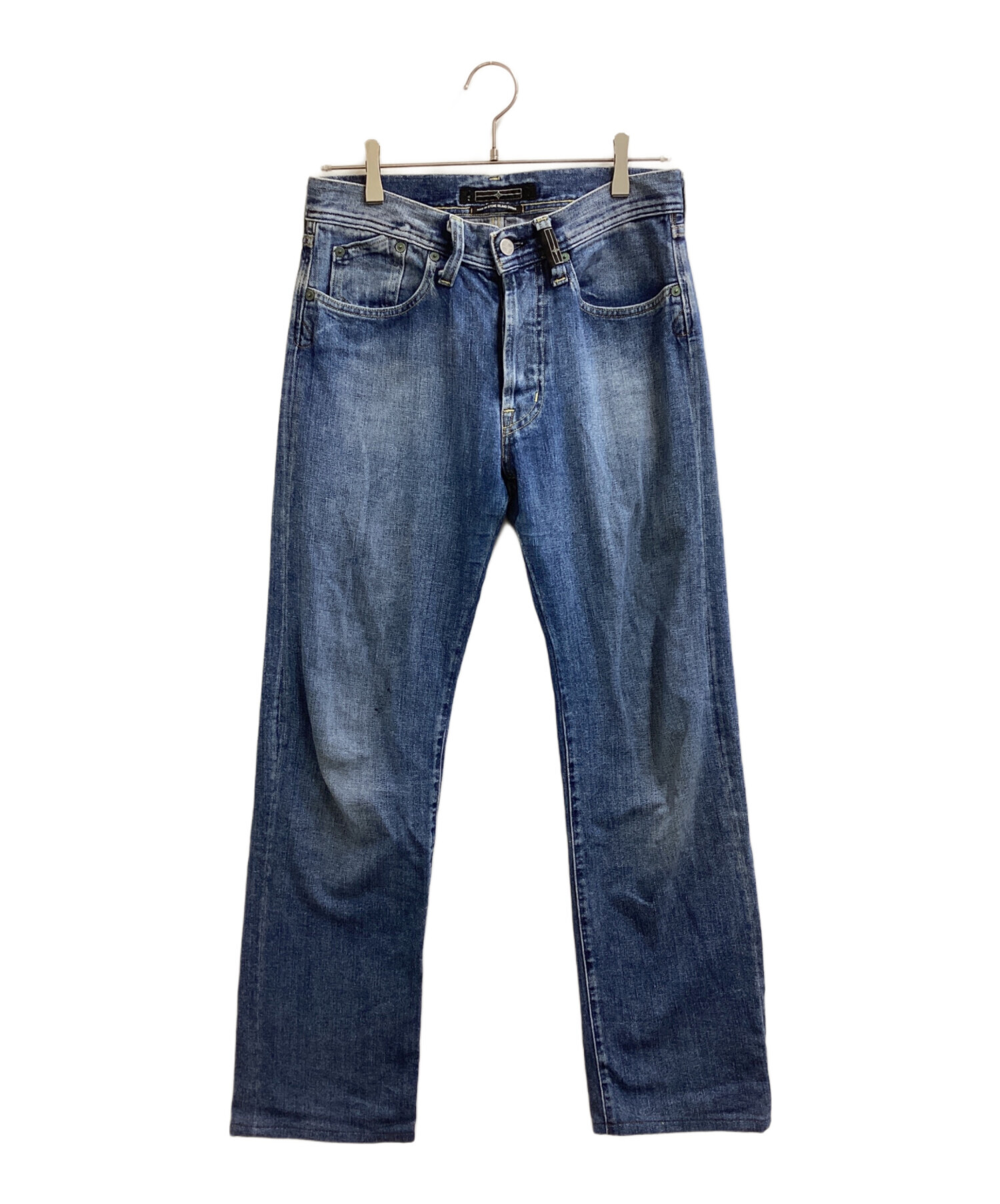 レア【ストーンアイランド】ストレート デニムパンツ W29 インディゴ 中古・古着通販】STONE ISLAND (ストーンアイランド) デニムパンツ